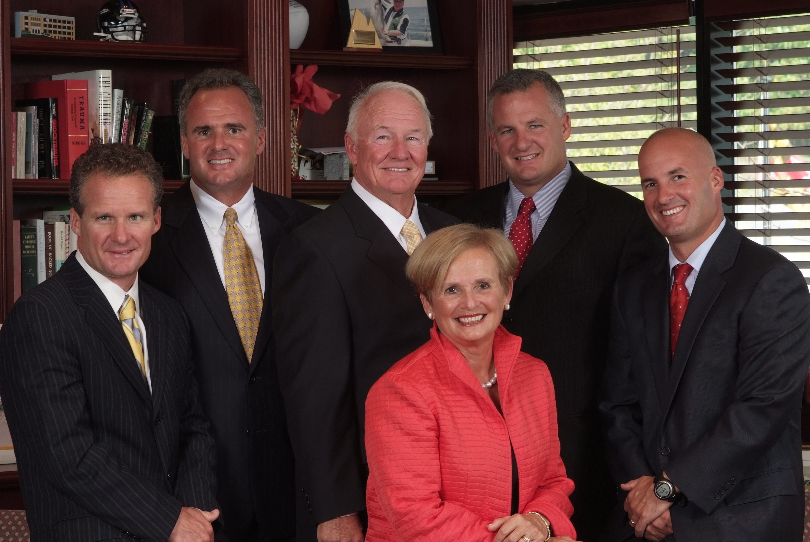 The Kelly Family: Former Senator Francis X. Kelly and his wife, Janet, with their four sons (from left): John, Frank III, David and Bryan