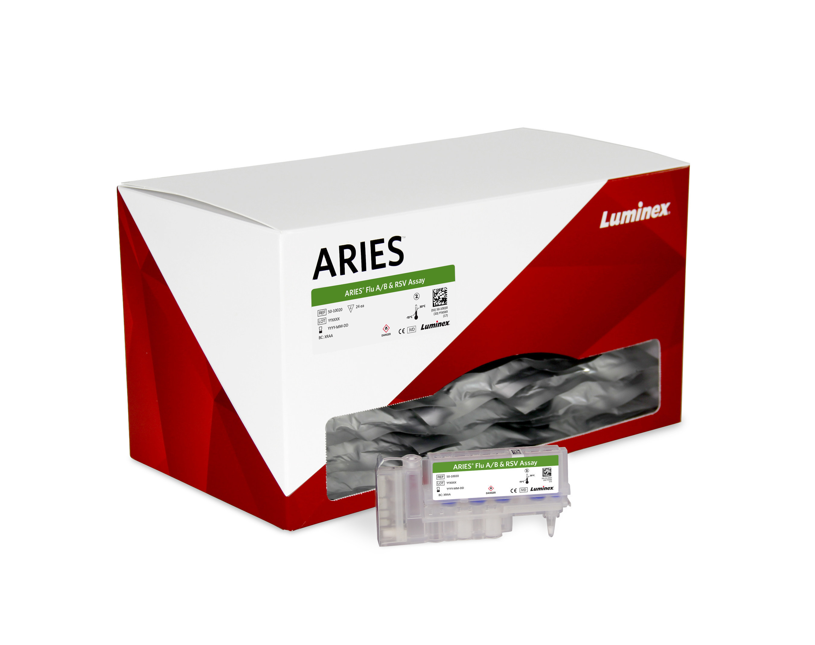 The ARIES(R) Flu A/B & RSV Assay is a rapid, accurate method for the detection and differentiation of influenza A virus, influenza B virus, and respiratory syncytial virus (RSV) from nasopharyngeal swab (NPS) specimens using the ARIES(R) System.