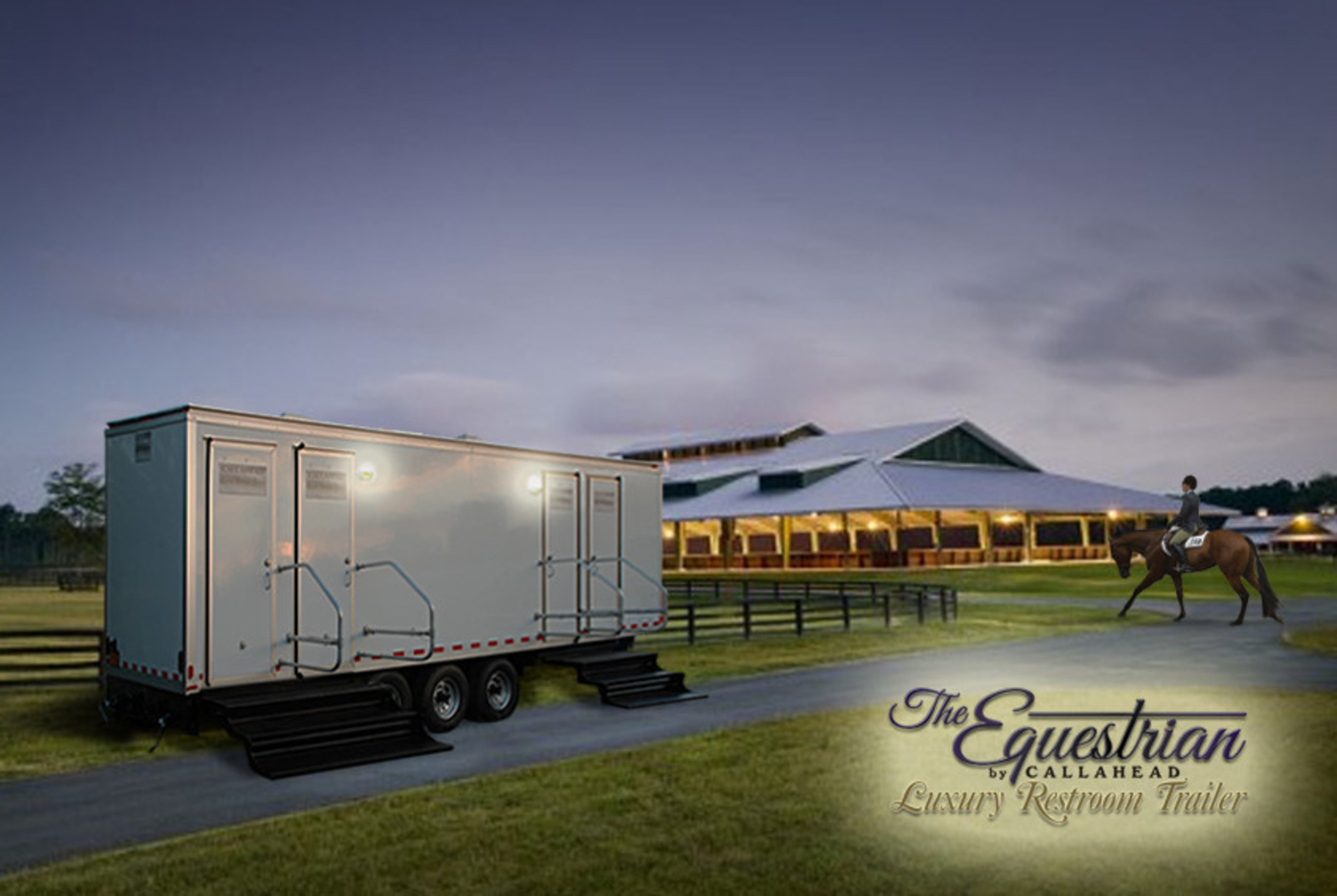 The Equestrian Restroom Trailer by CALLAHEAD