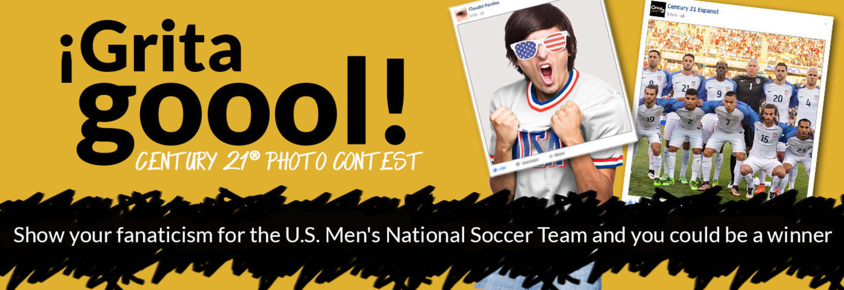 CENTURY 21(R) rewards the fanaticism for the U.S. Men's National Soccer Team with a Photo Contest on Century 21 Espanol Facebook page