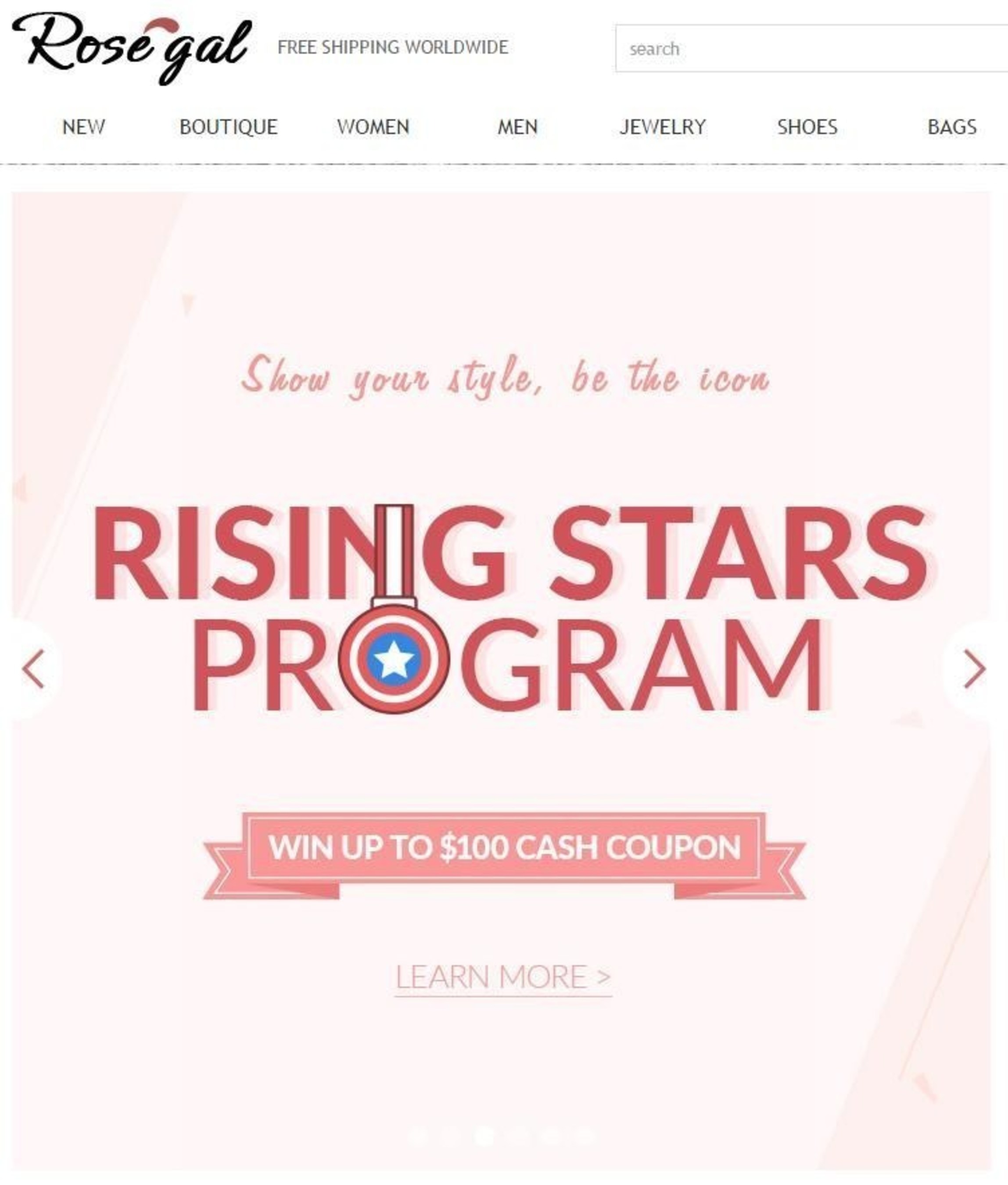 Rosegal Announces Rising Stars Program
