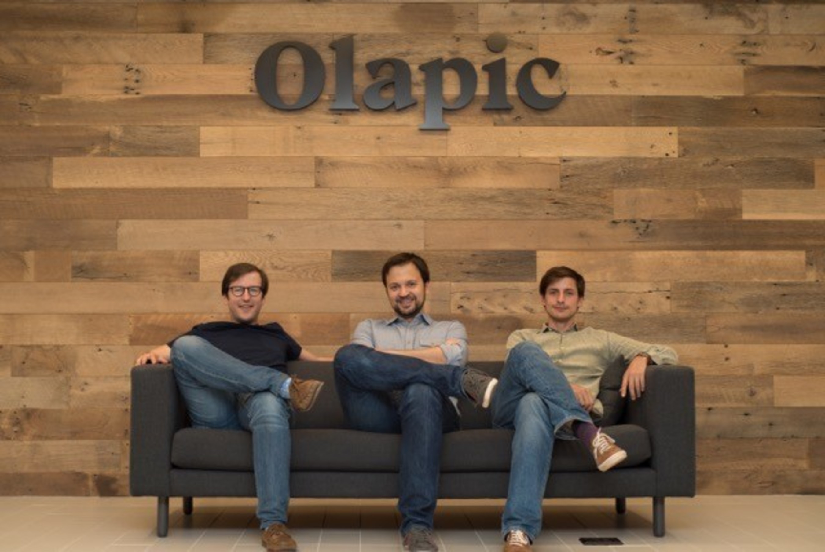 Left to Right: Olapic co-founders Pau Sabria, Luis Sanz and Jose de Cabo