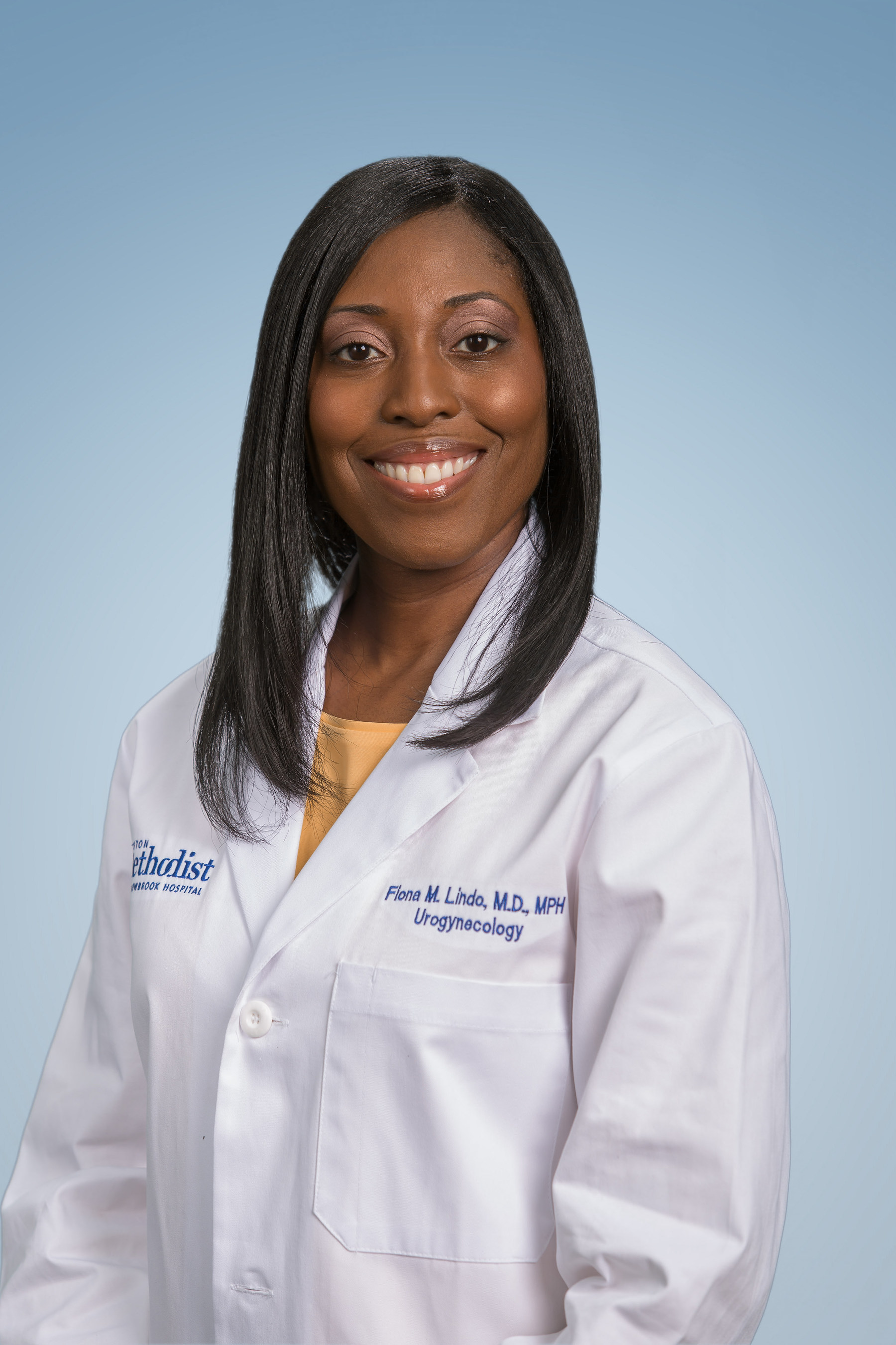 Urogynecologist Dr. Fiona M. Lindo joins Houston Methodist Urogynecology Associates at Houston Methodist Willowbrook Hospital.