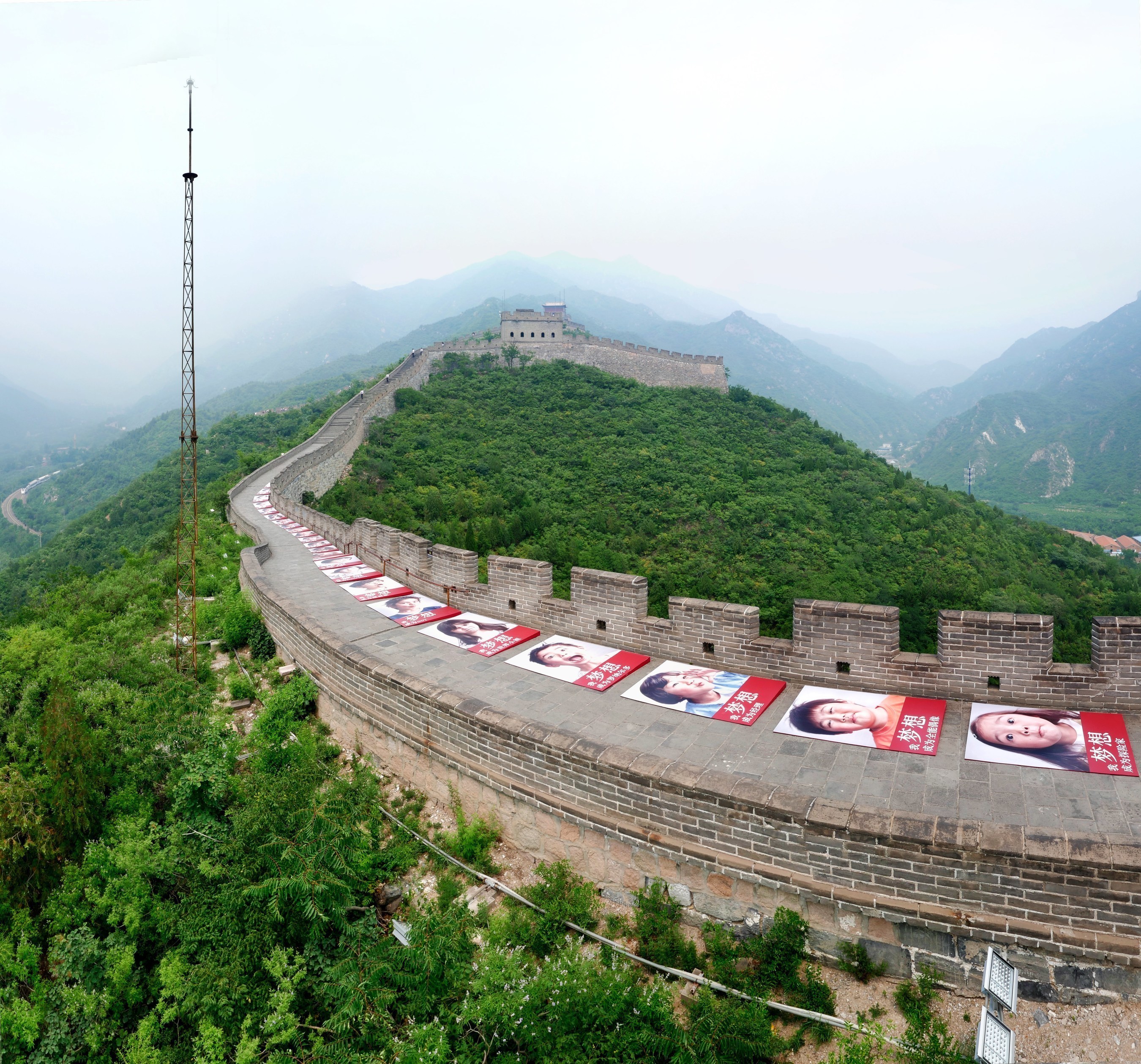 SK-II "Dream Again" Event at the Great Wall of China