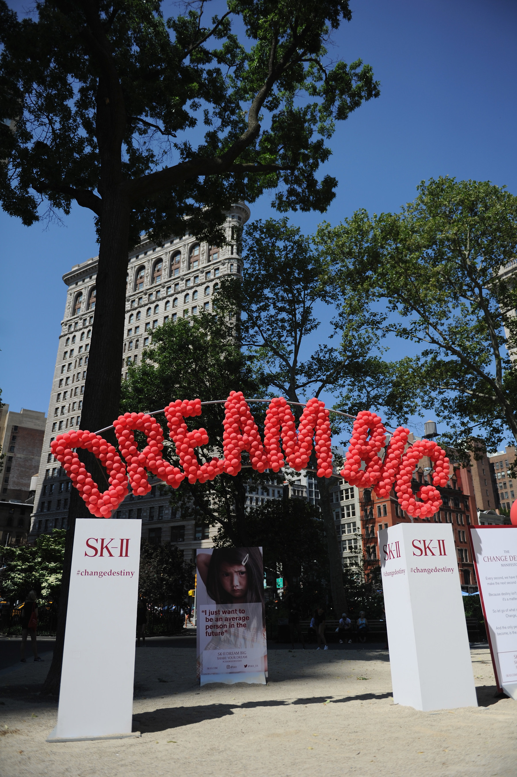 SK-II "Dream Again" Event in Madison Square Park, NYC