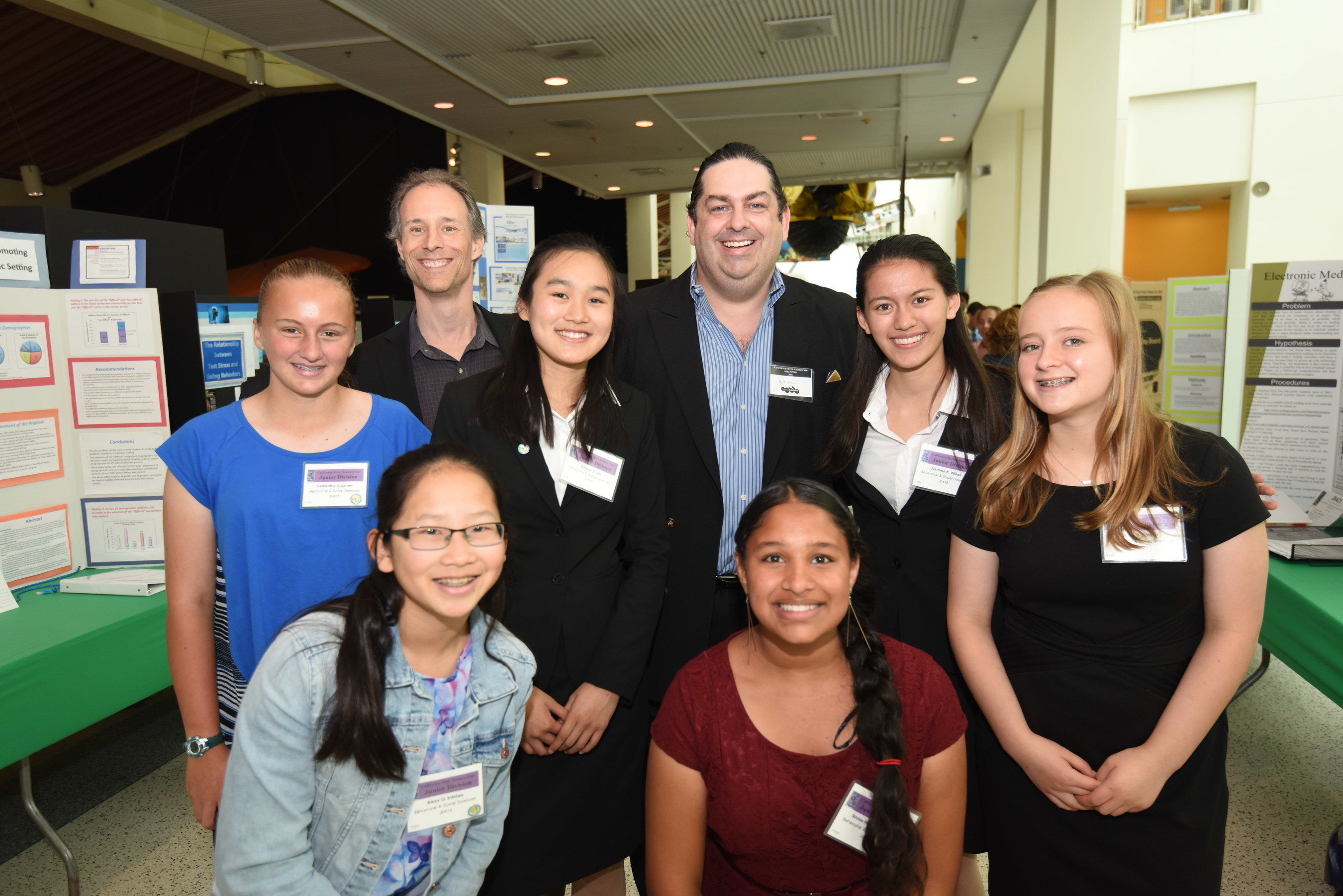 Walter O'Brien at California Science Center speaks on STEM topics at student science competition