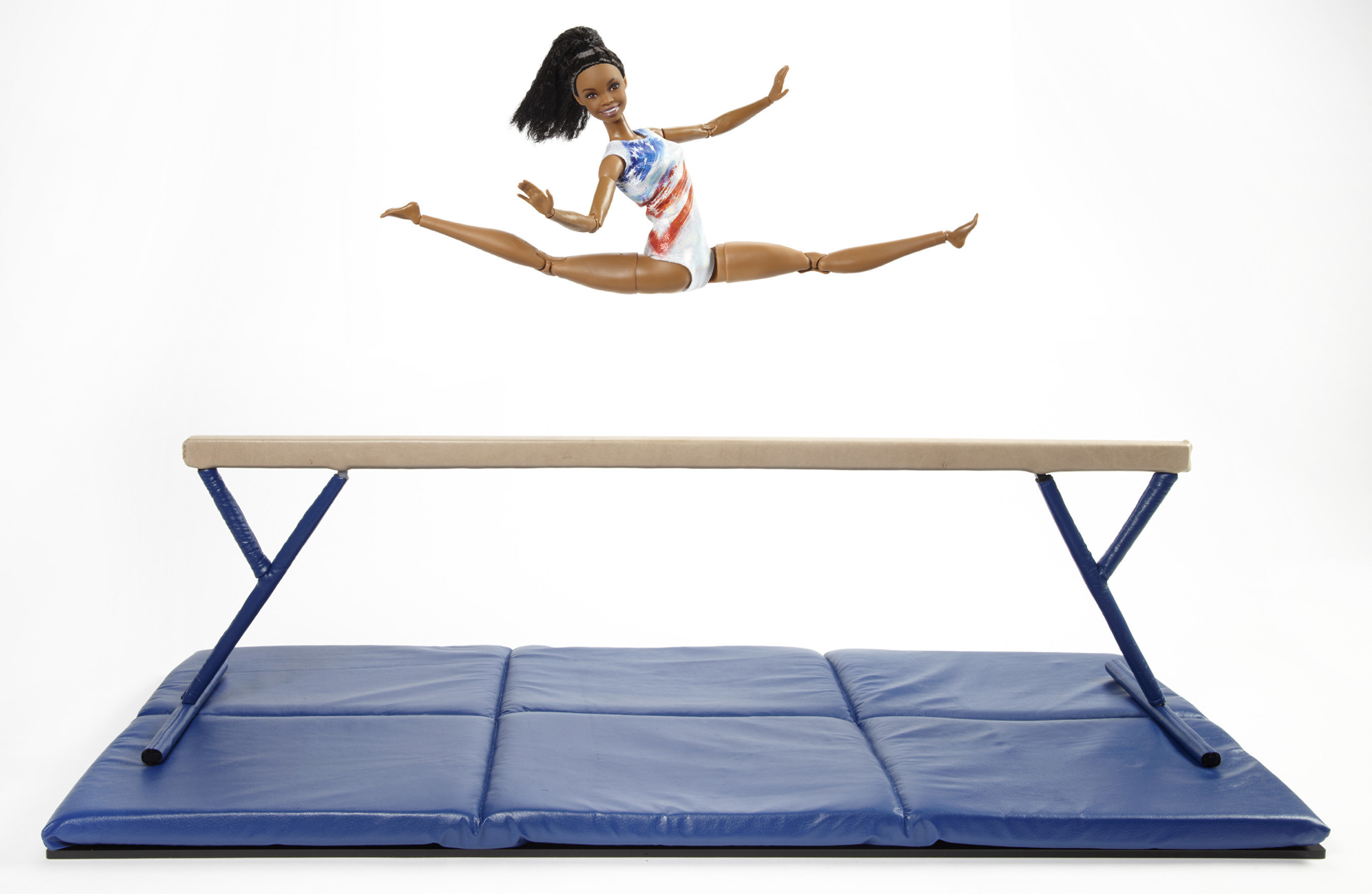 Barbie honors Gabby Douglas, 2016 U.S. Olympic Gymnastics team member and two time 2012 Olympic gold medalist, with a one-of-a-kind Barbie doll in her likeness for inspiring girls. Douglas is honored as the most recent Barbie "Shero," a female hero inspiring the next generation of girls that they can be anything.