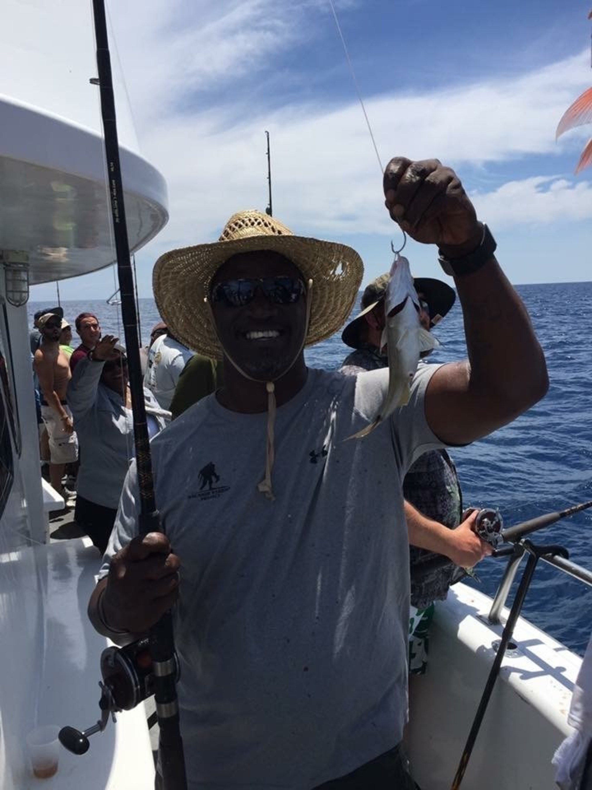 The Orlando Wounded Warrior Project(R) (WWP) Peer Support Group and The Mission Continues Orlando 1st Service Platoon teamed up for a special deep-sea fishing event at Sunrise Marina in Port Canaveral, Florida.