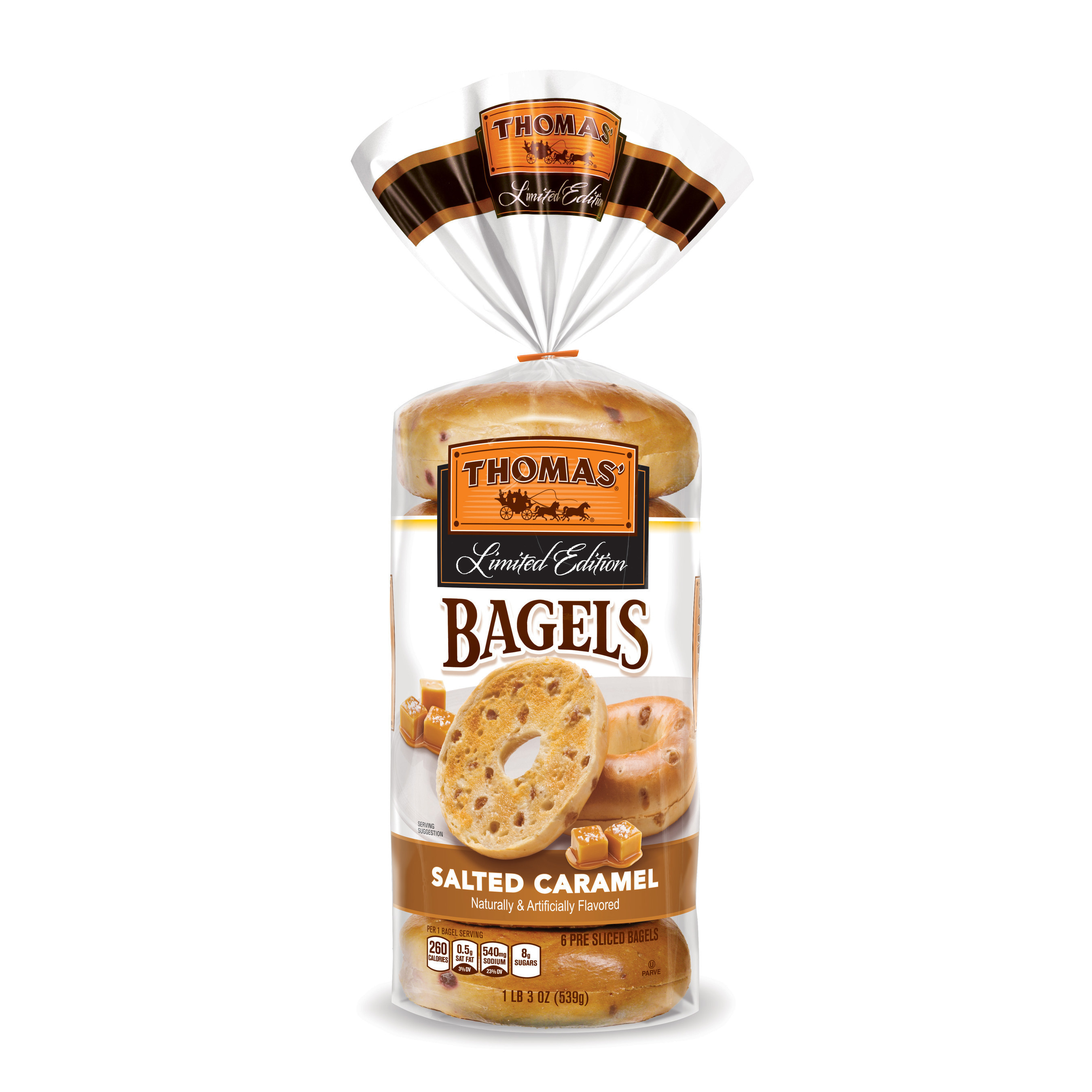 Thomas' Salted Caramel Bagels