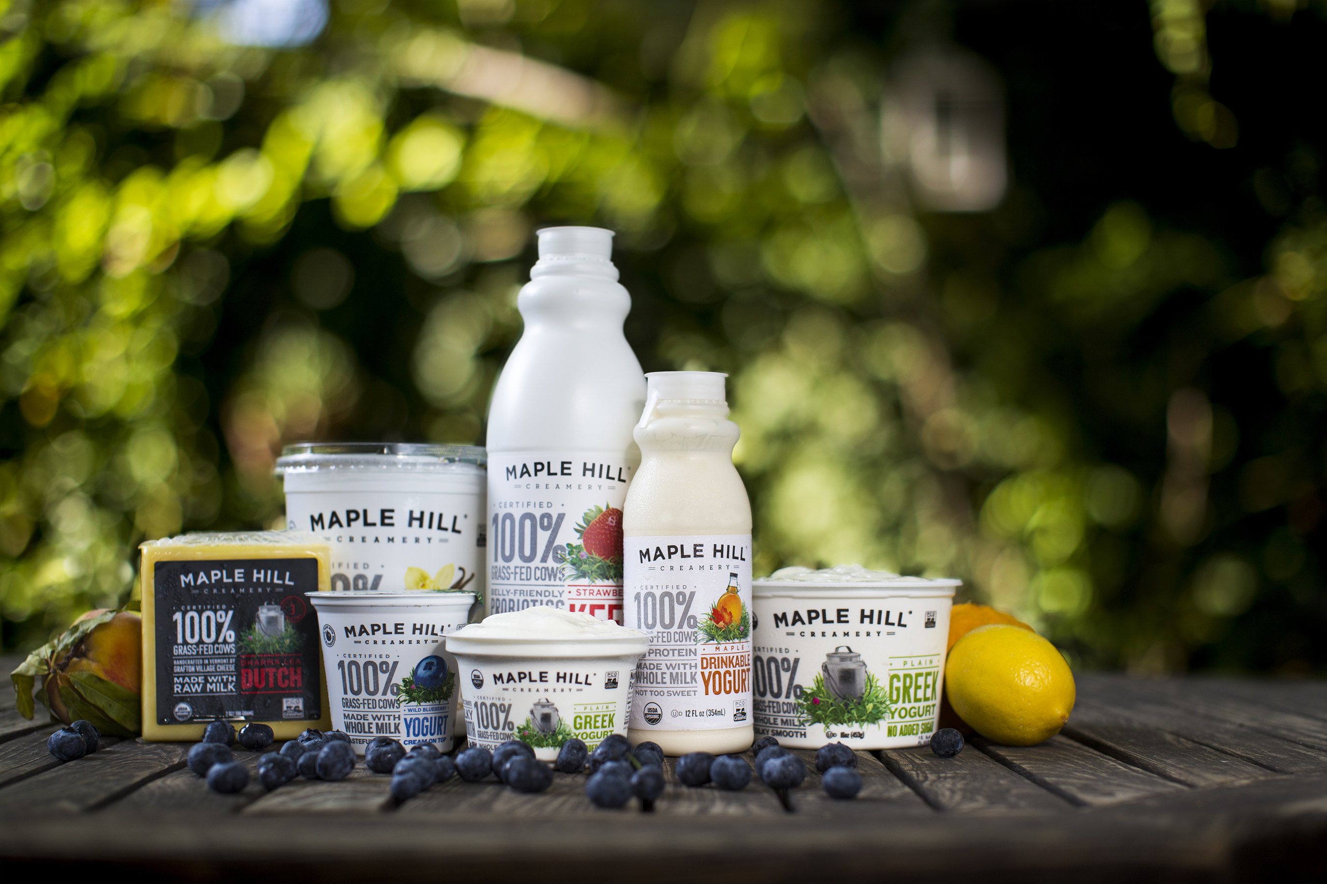 Maple Hill Creamery debuts new logo and product packaging that elevates their 100% Grass-Fed Dairy messaging