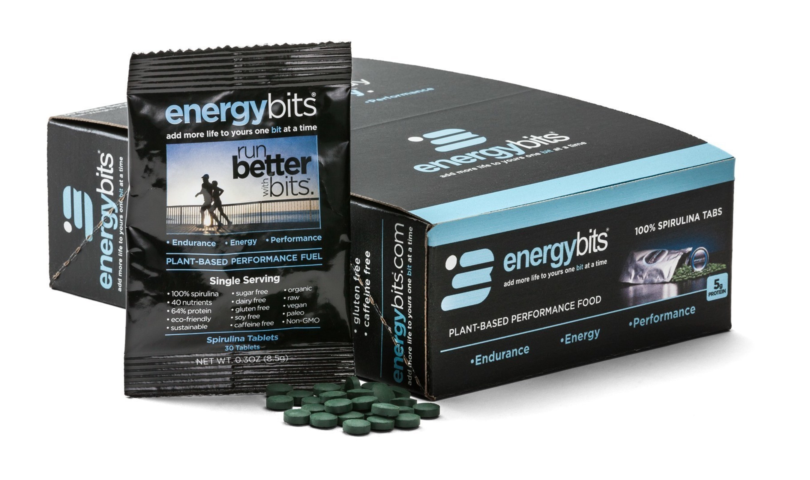 ENERGYbits single servings are sold at sporting goods, running and cycling stores nationwide. Retailers are encouraged to contact us.