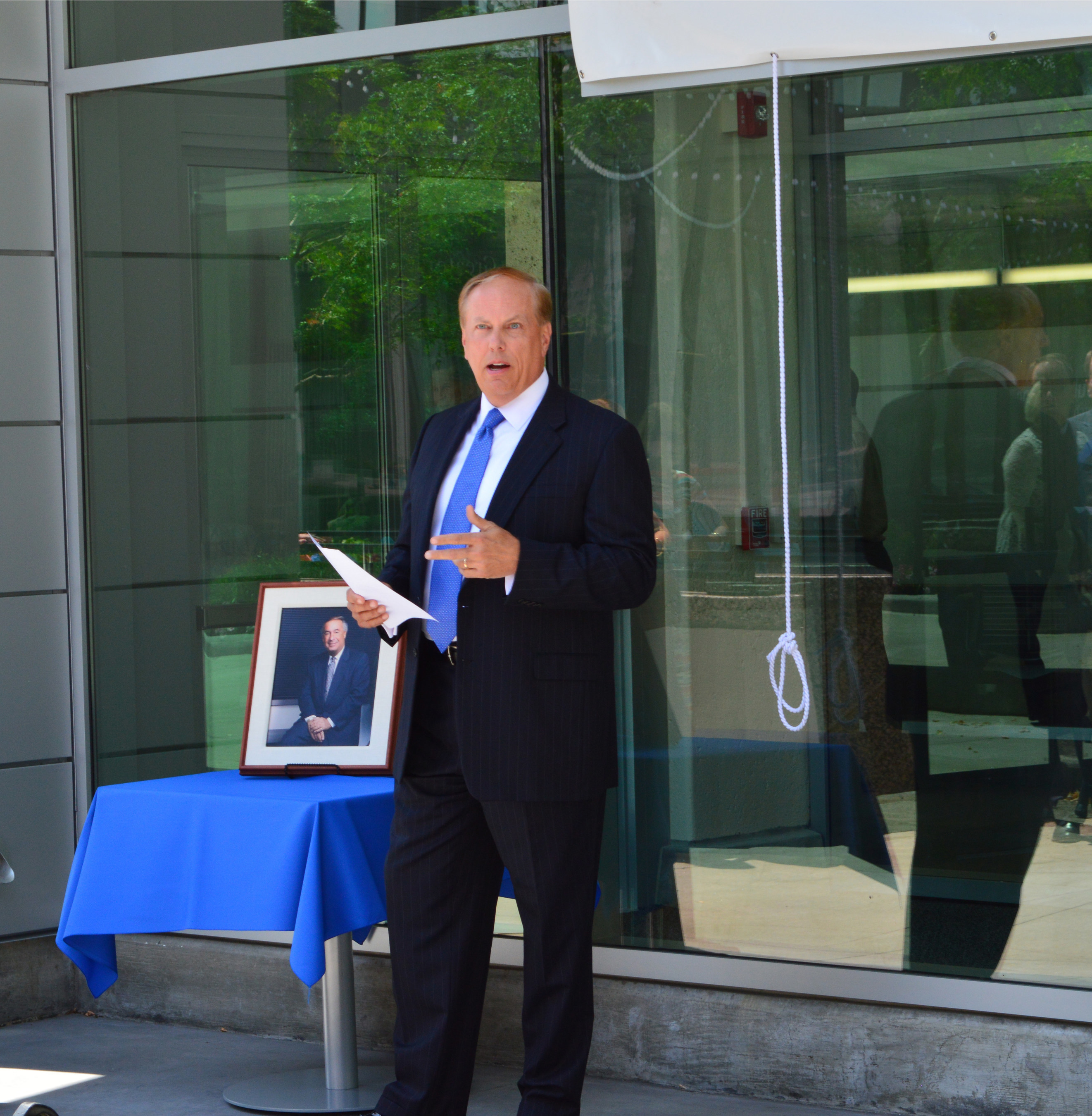 Paul Greig, FirstMerit chairman, president and CEO Dedicates Clifford J. Isroff Building in Downtown Akron