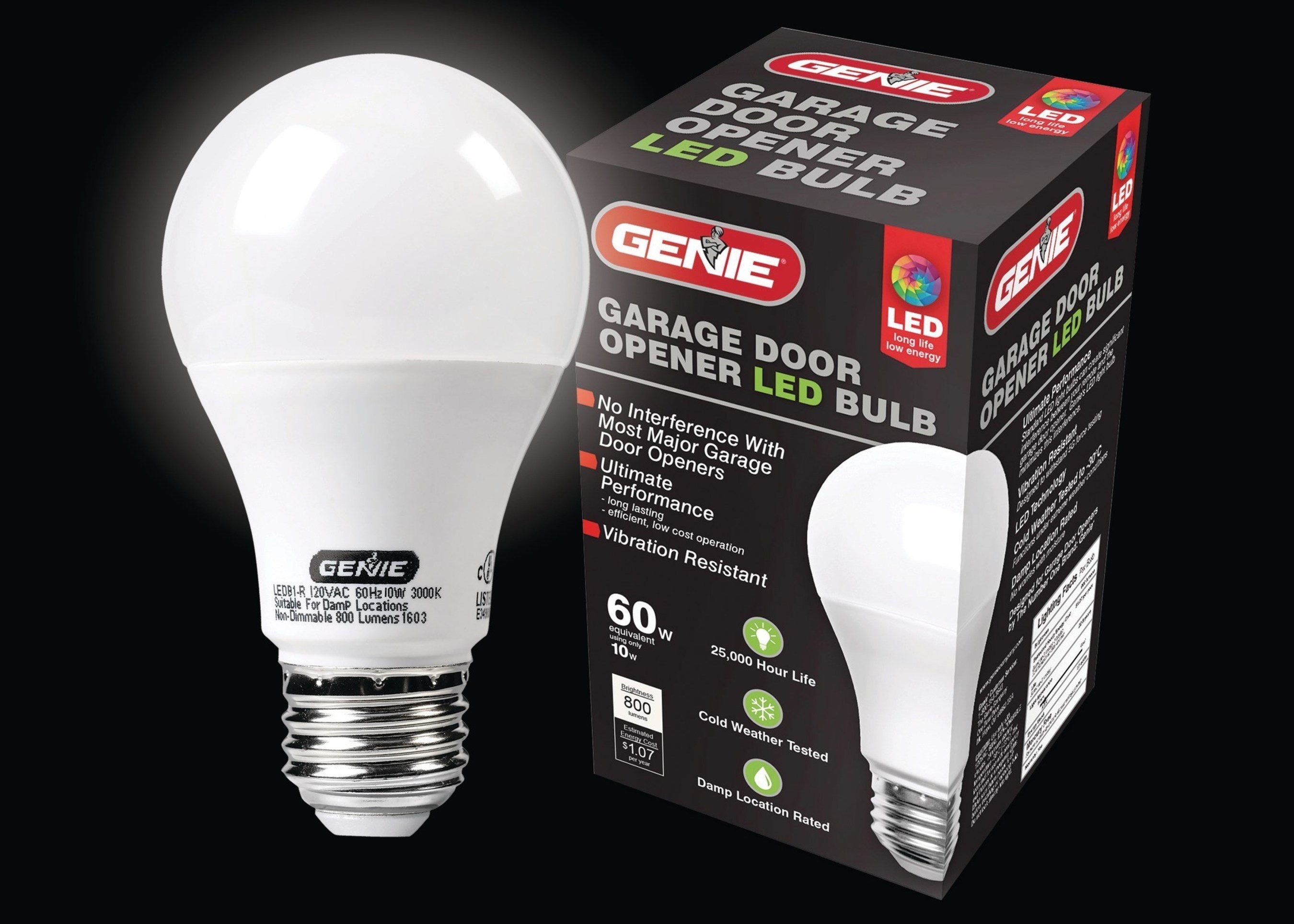 The Genie Company Reinvents The Light Bulb With New Led Bulb For Garage Door Openers