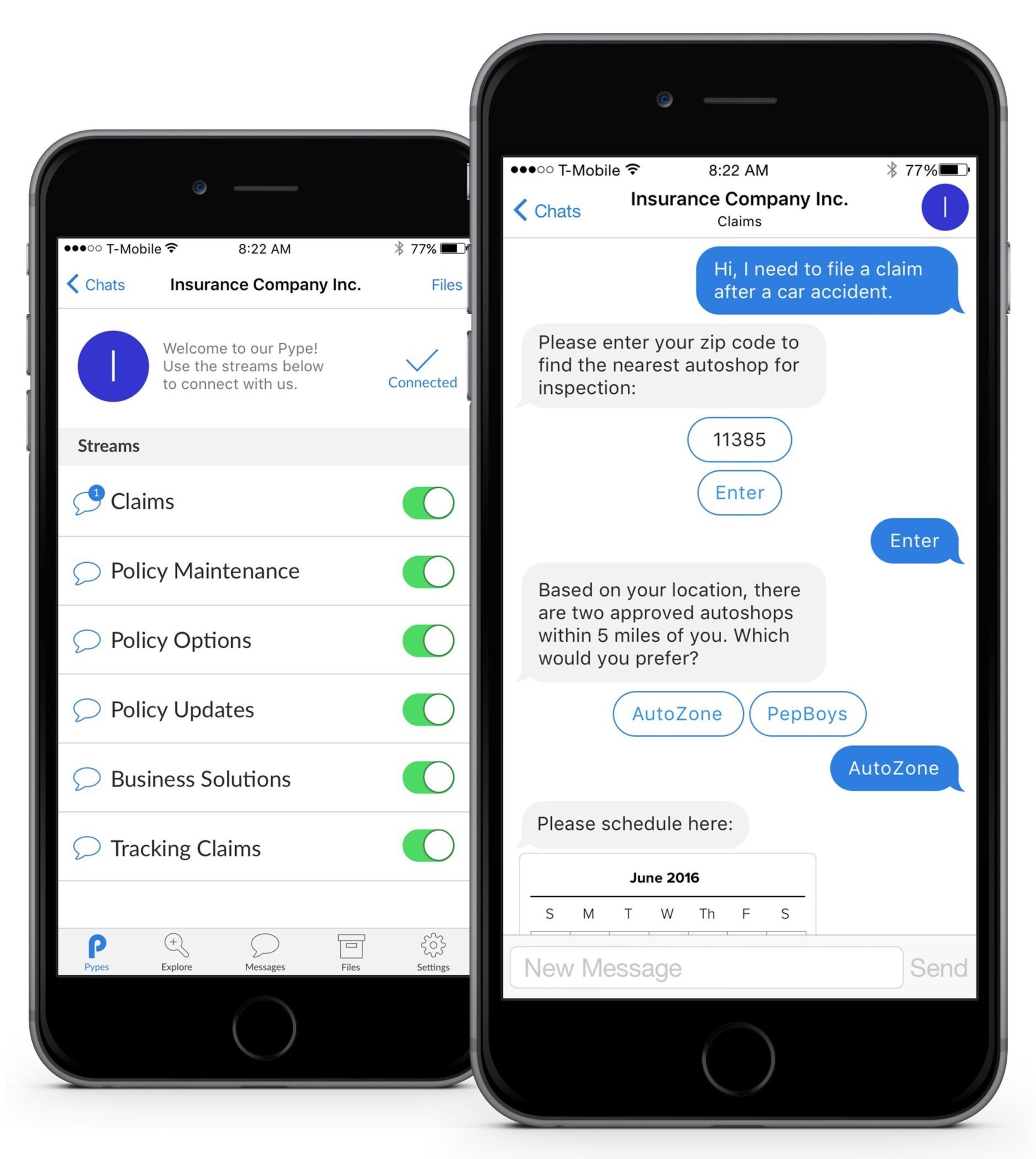 Using real-time chat and AI powered chatbots, Pypestream empowers enterprises and businesses to automate communication with customers - handling hundreds of messaging conversations with customers in real-time.