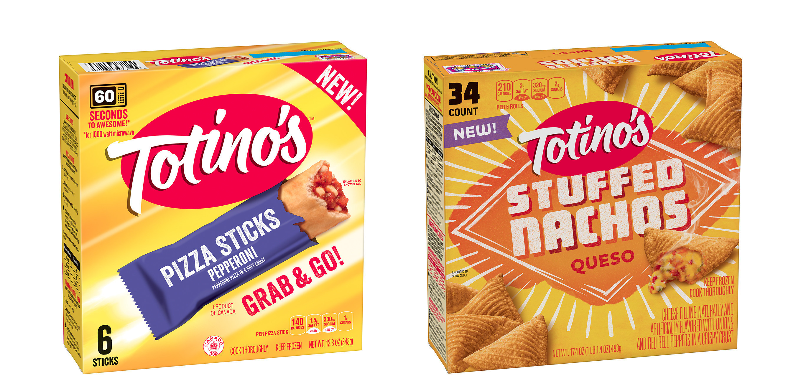 Totino's(TM) debuts two new products, Stuffed Nachos and Pizza Sticks, giving millennials more convenient snack options that fit into their busy, on-the-go lifestyles.