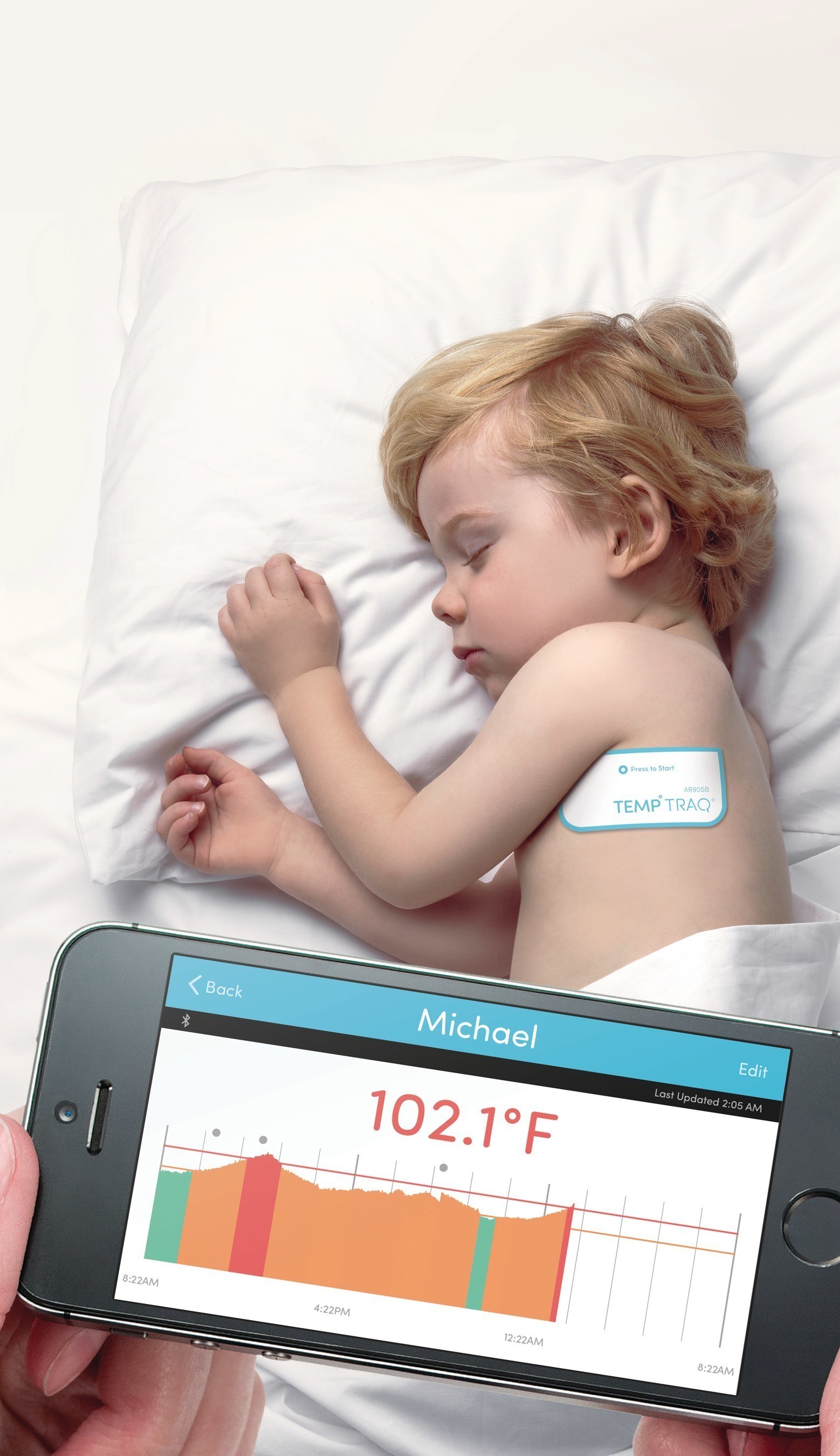 Now Available at Target, CVS and Walgreens Stores: TempTraq(R) Wearable Bluetooth(R) Temperature Monitor and App Give Parents, and Caregivers, Peace of Mind