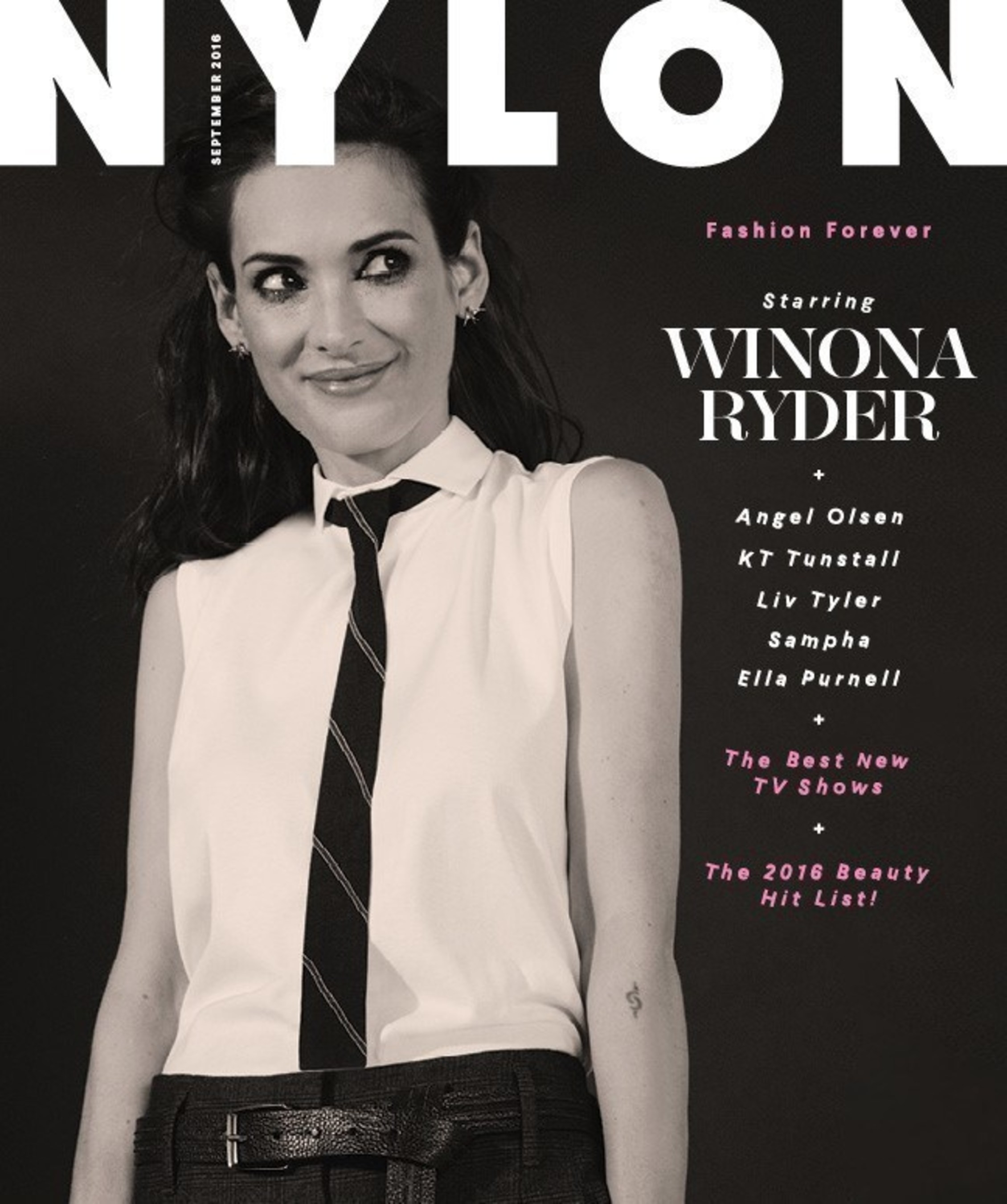 Winona Ryder Steps Out for NYLON's Biggest Issue of the Year. credit: NYLON/Jesse John Jenkins