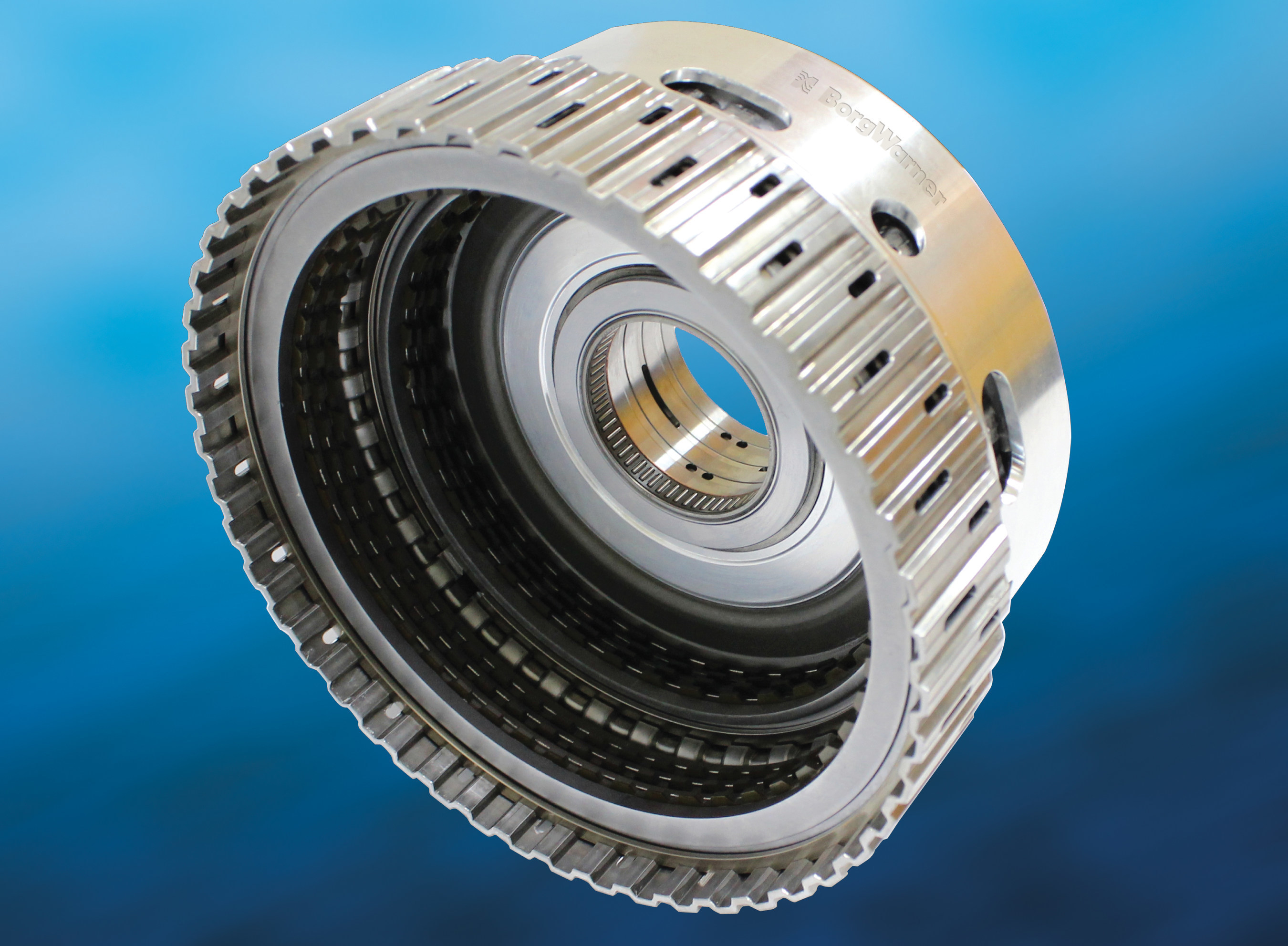 BorgWarner's new light-weight clutch module optimizes efficiency and reduces drag to help Hyundai's 8-speed automatic front-wheel drive transmission improve shift feel and fuel economy.