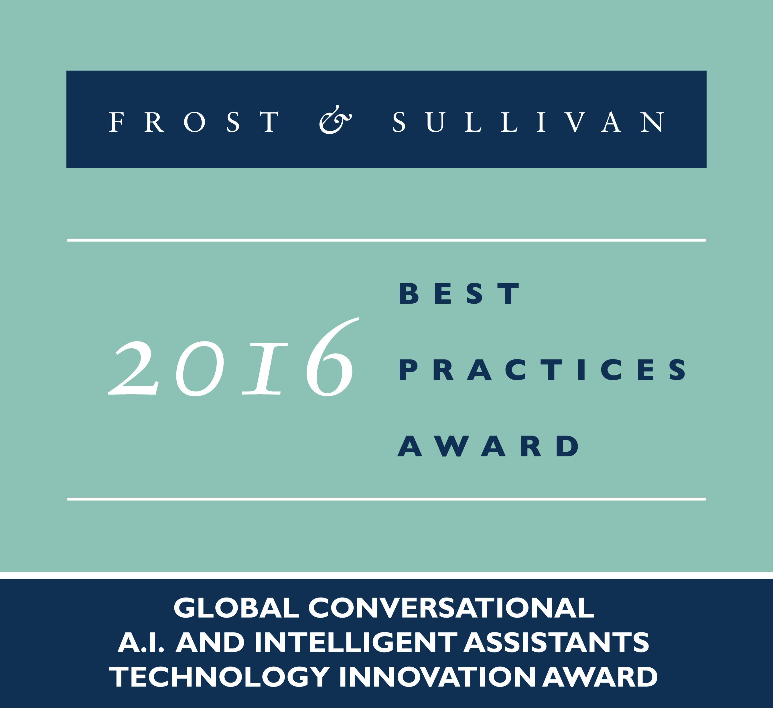 Next IT Receives 2016 Global Conversational A.I. and Intelligent Assistants Technology Innovation Award