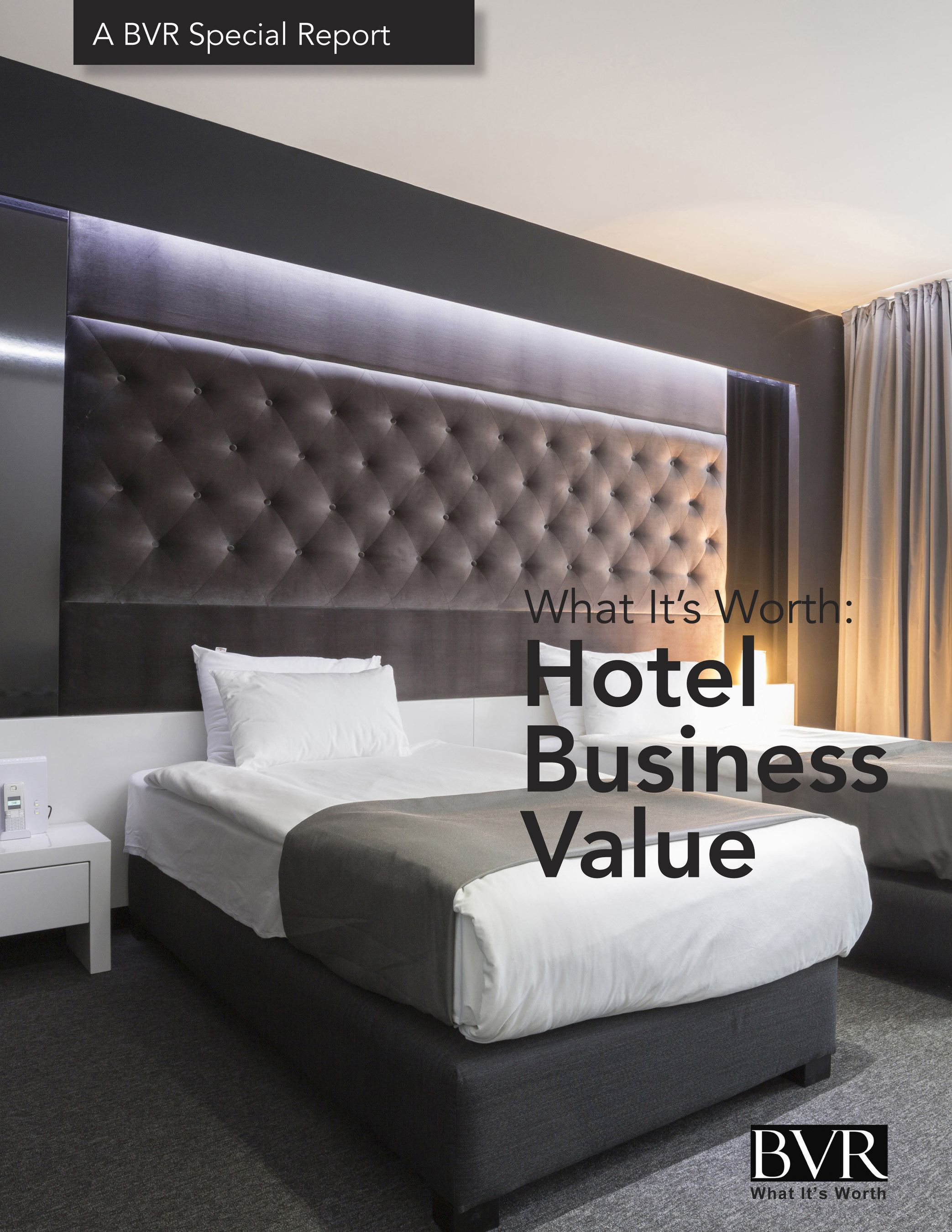 New special report: What It's Worth: Hotel Business Value.