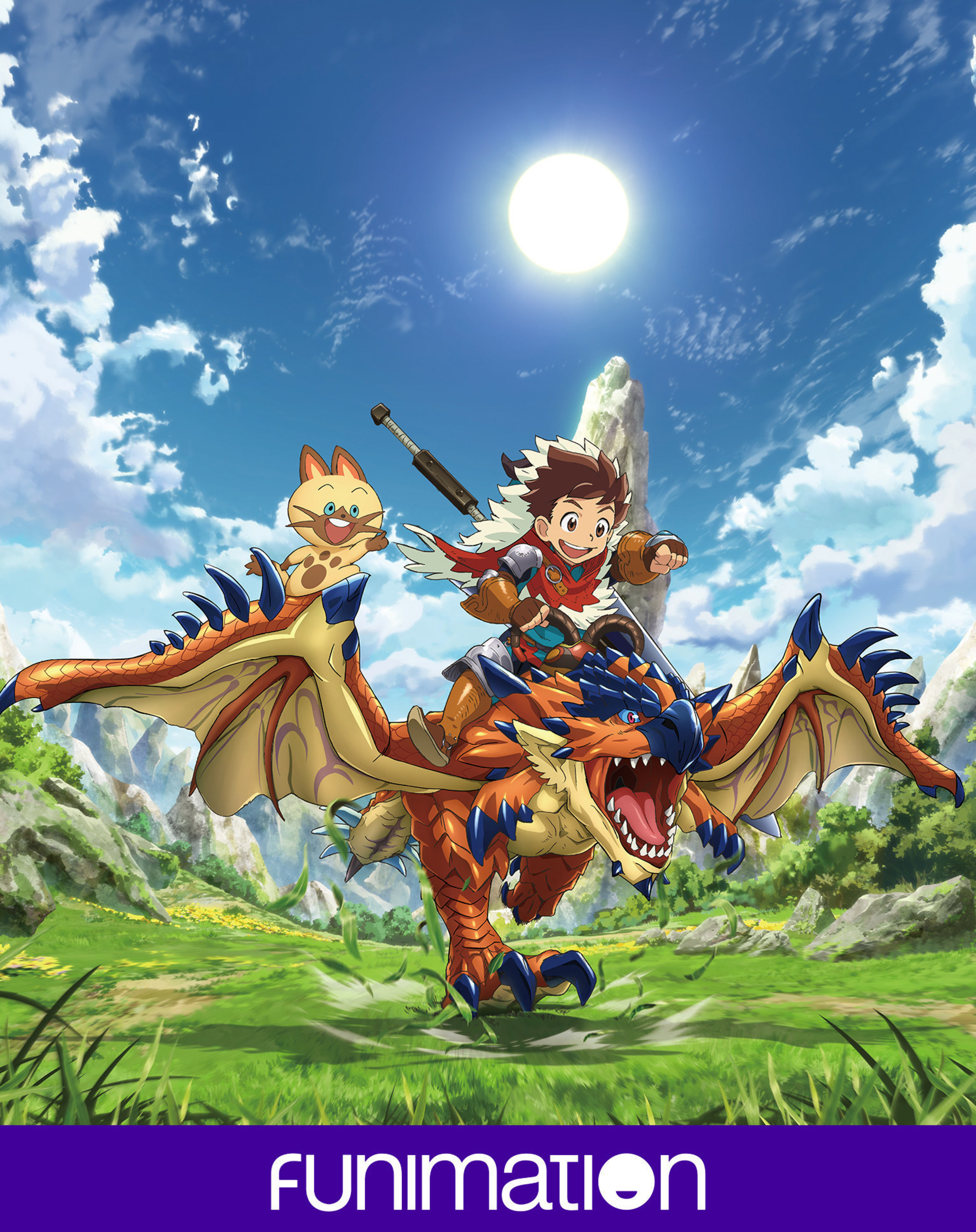 "Monster Hunter Stories Ride On" key art image. Courtesy of Funimation Entertainment.
