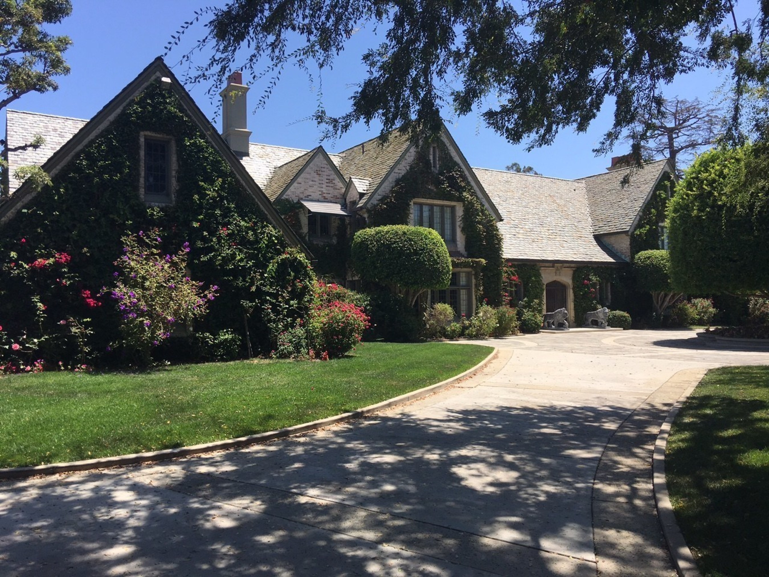 The Playboy Mansion sister house, home of Daren Metropoulos since 2009. He purchased the Playboy Mansion in August of 2016 and intends to eventually reconnect the two estates on the 7.3 acre compound.