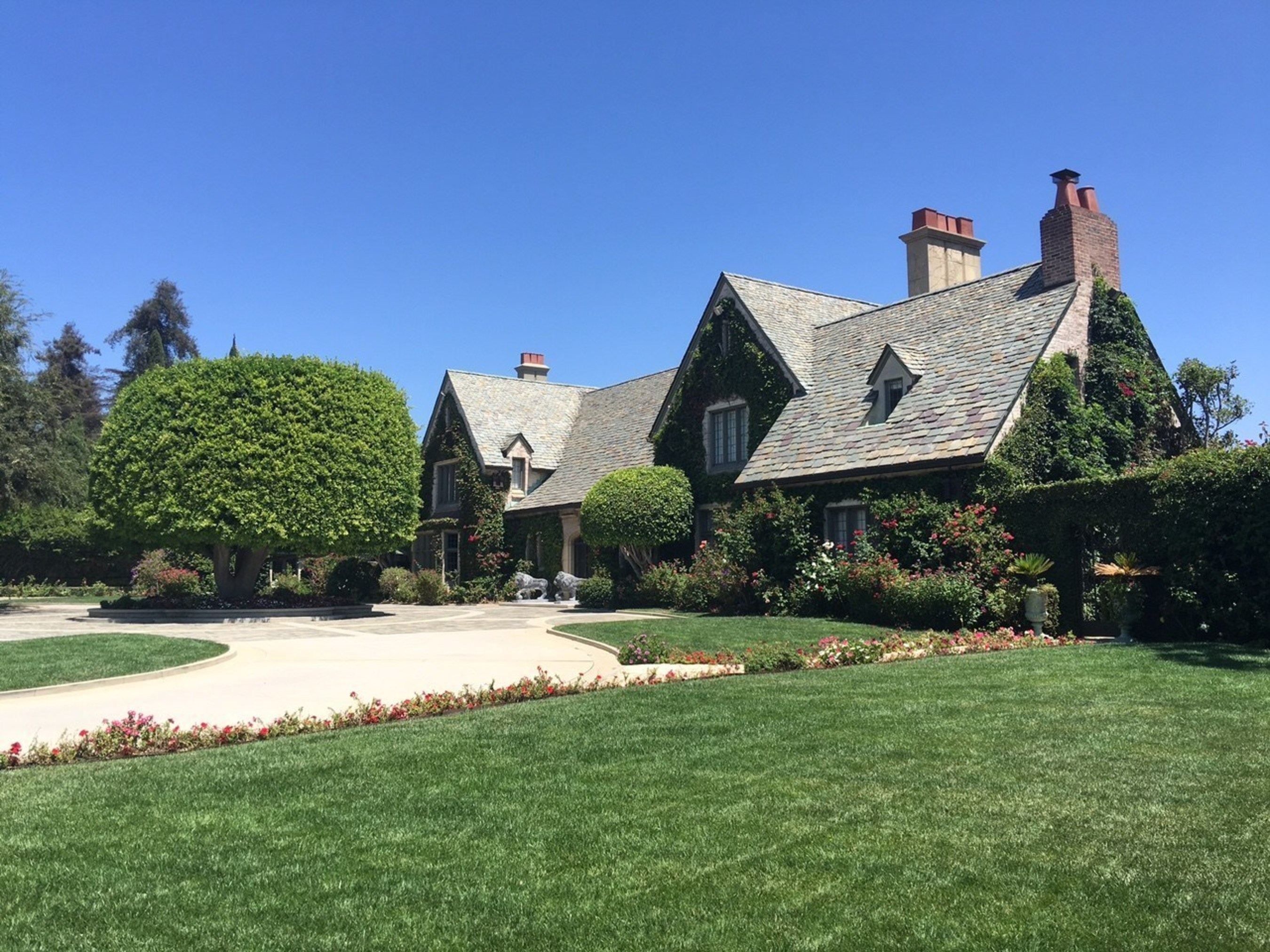 The Playboy Mansion sister house, home of Daren Metropoulos since 2009. He purchased the Playboy Mansion in August of 2016 and intends to eventually reconnect the two estates on the 7.3 acre compound.