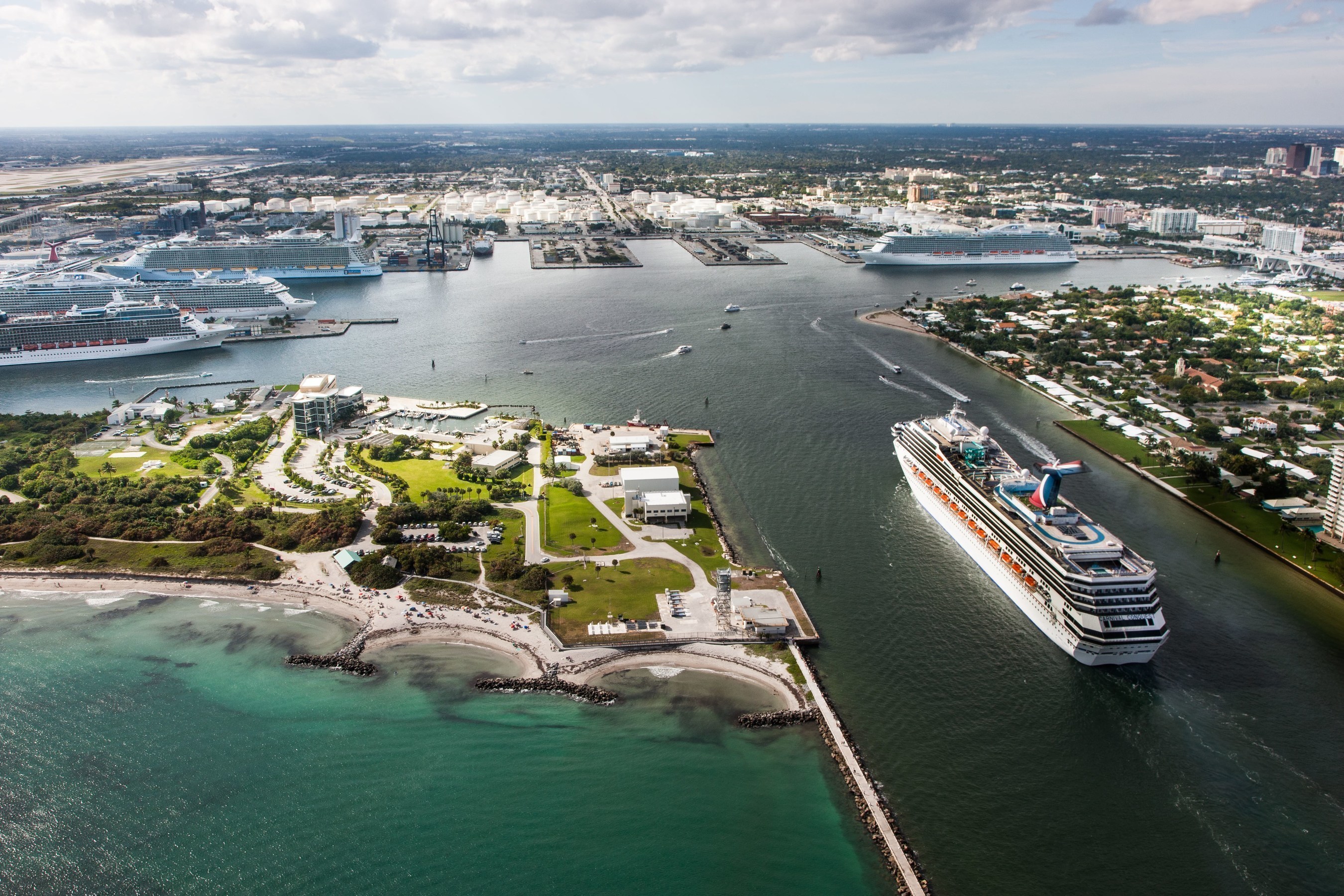 Carnival Corporation signed an addendum to one of its most strategic passenger terminal agreements, extending the contract through 2030 with an additional five years of sailings to and from Fort Lauderdale-based Port Everglades, one of the world's top three cruise ports.