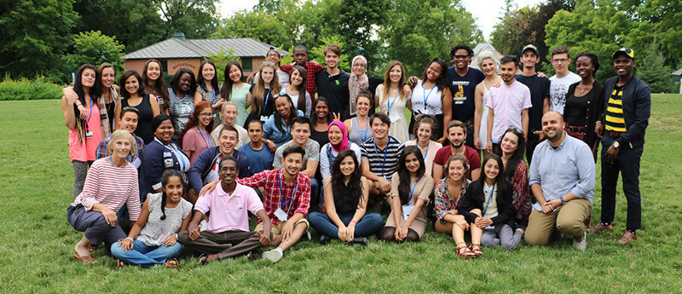 The thirty-nine 2016 Young Leaders Program participants and the MCW team at Champlain College, Burlington, Vermont.