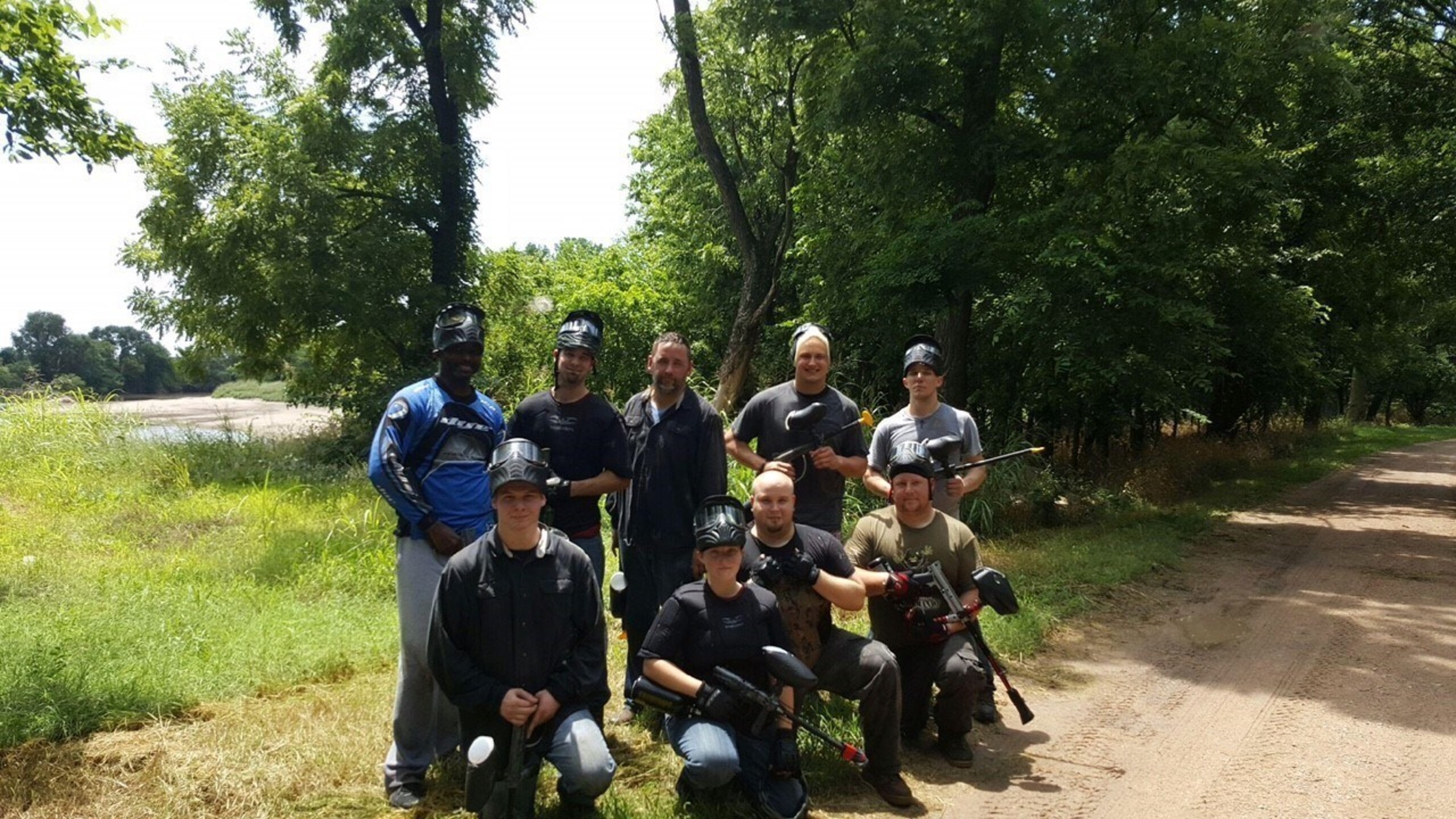 Local paintball enthusiasts were eager to include WWP veterans during their paintball sessions.