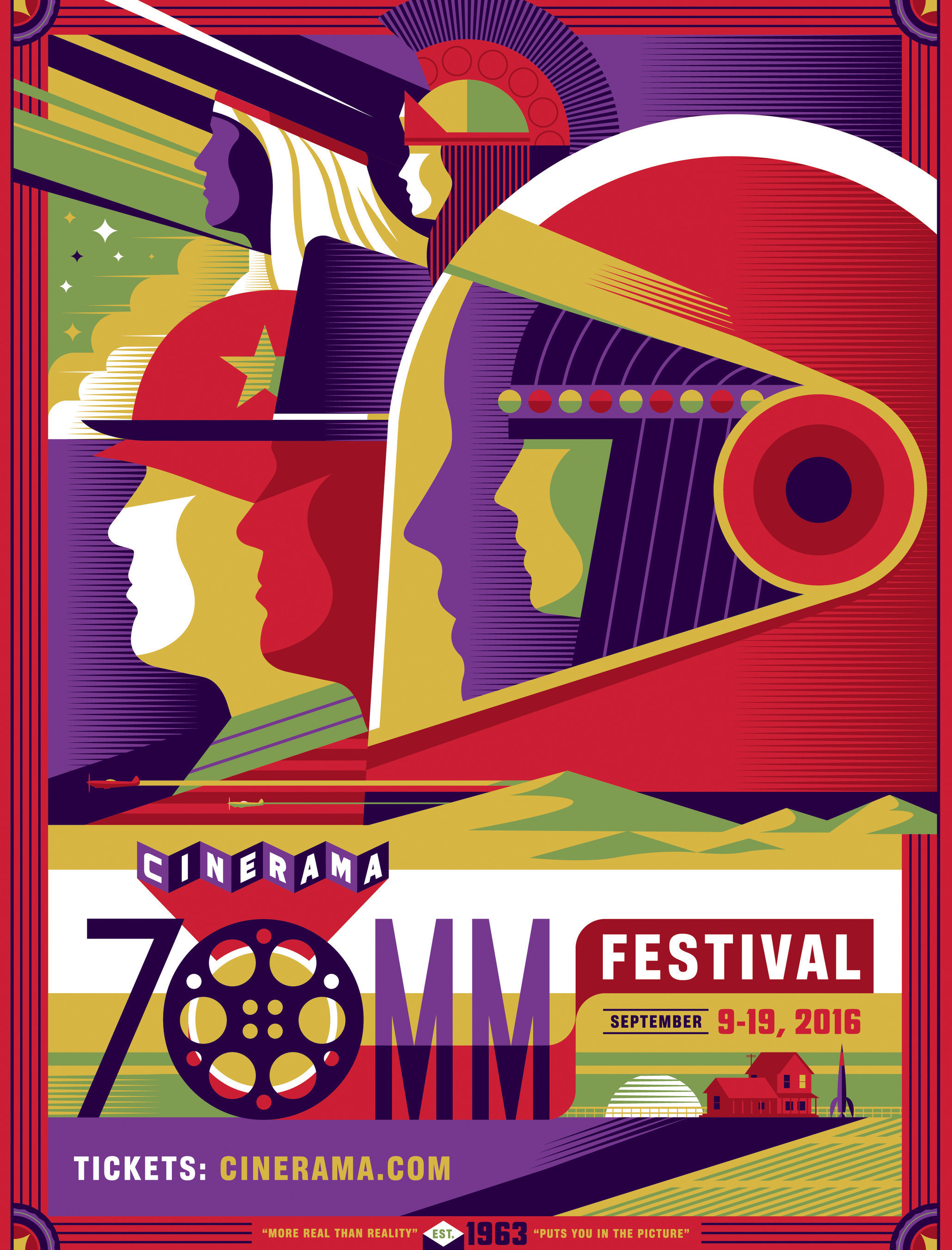 2016 Cinerama 70mm Film Festival Poster