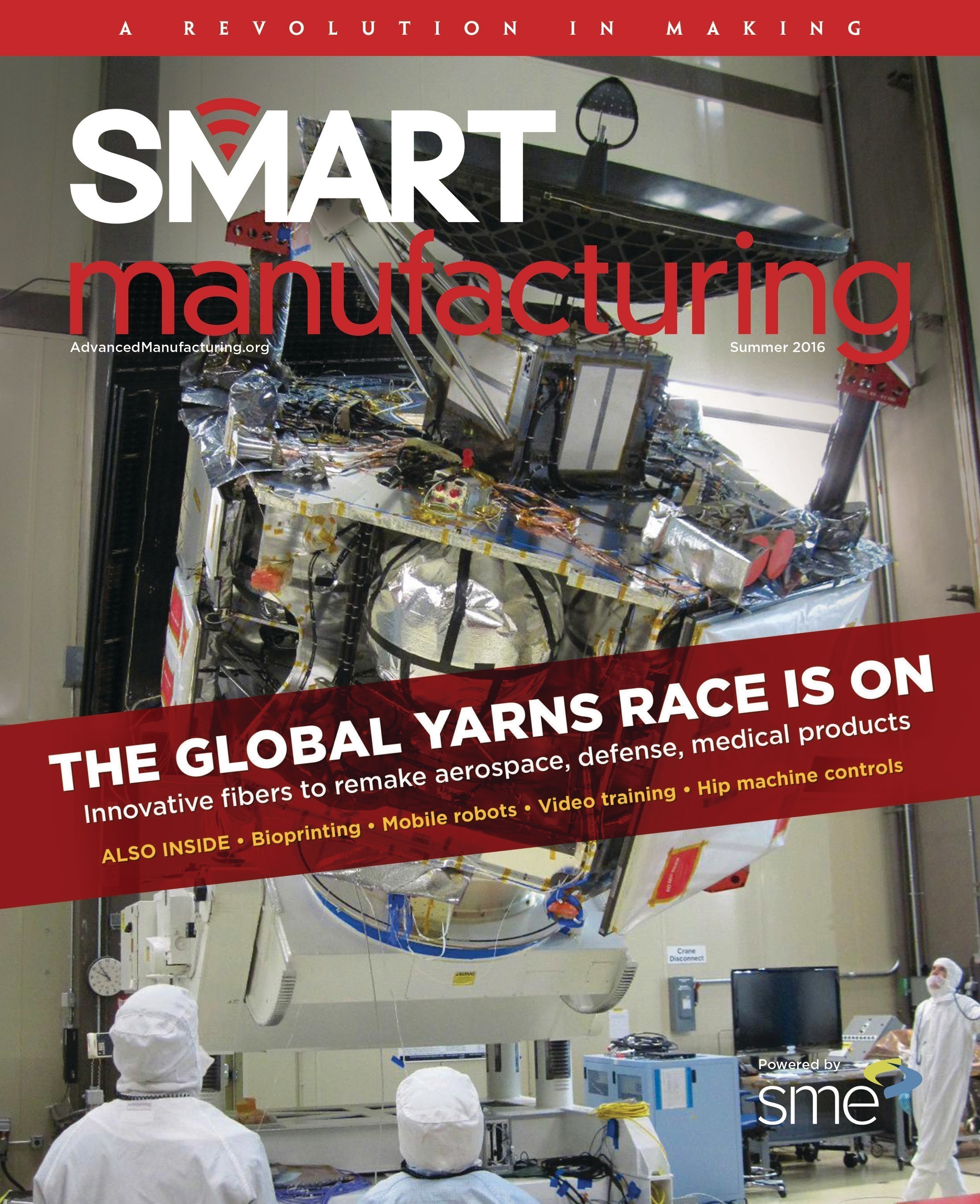 Smart Manufacturing, published quarterly by SME's Advanced Manufacturing Media, can be reviewed and downloaded at sme.org/smart