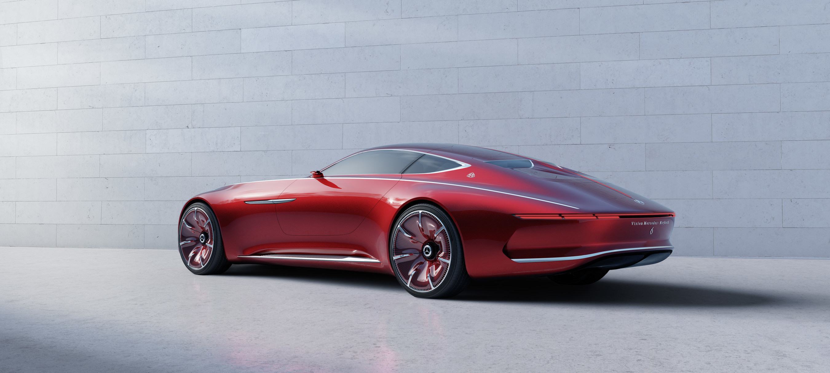The Vision Mercedes-Maybach 6 made its world debut today in Pebble Beach, CA