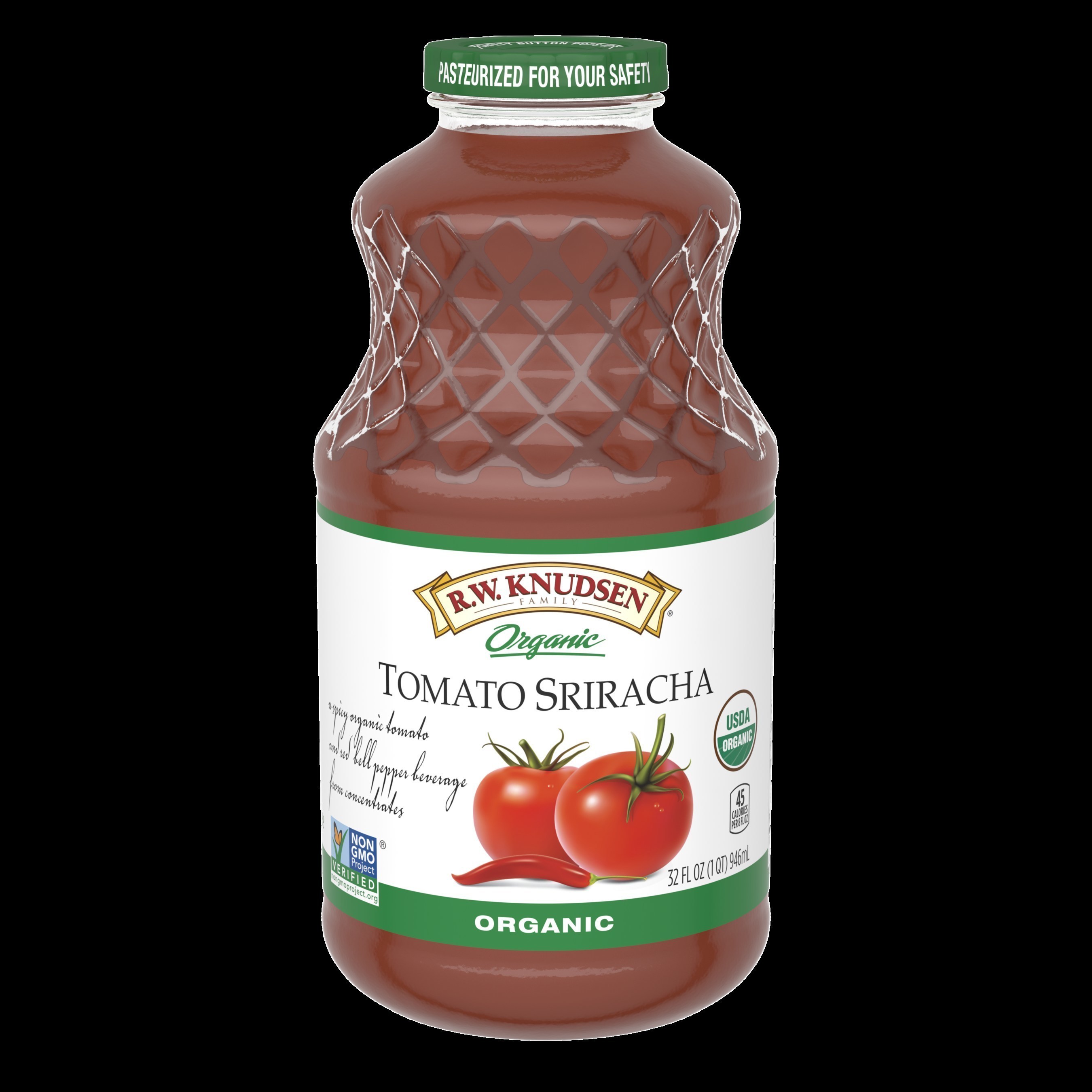 R.W. Knudsen Family(R) announces the launch of five new vegetable juice blend and beverage varieties including Organic Tomato Sriracha available at natural and conventional retailers.
