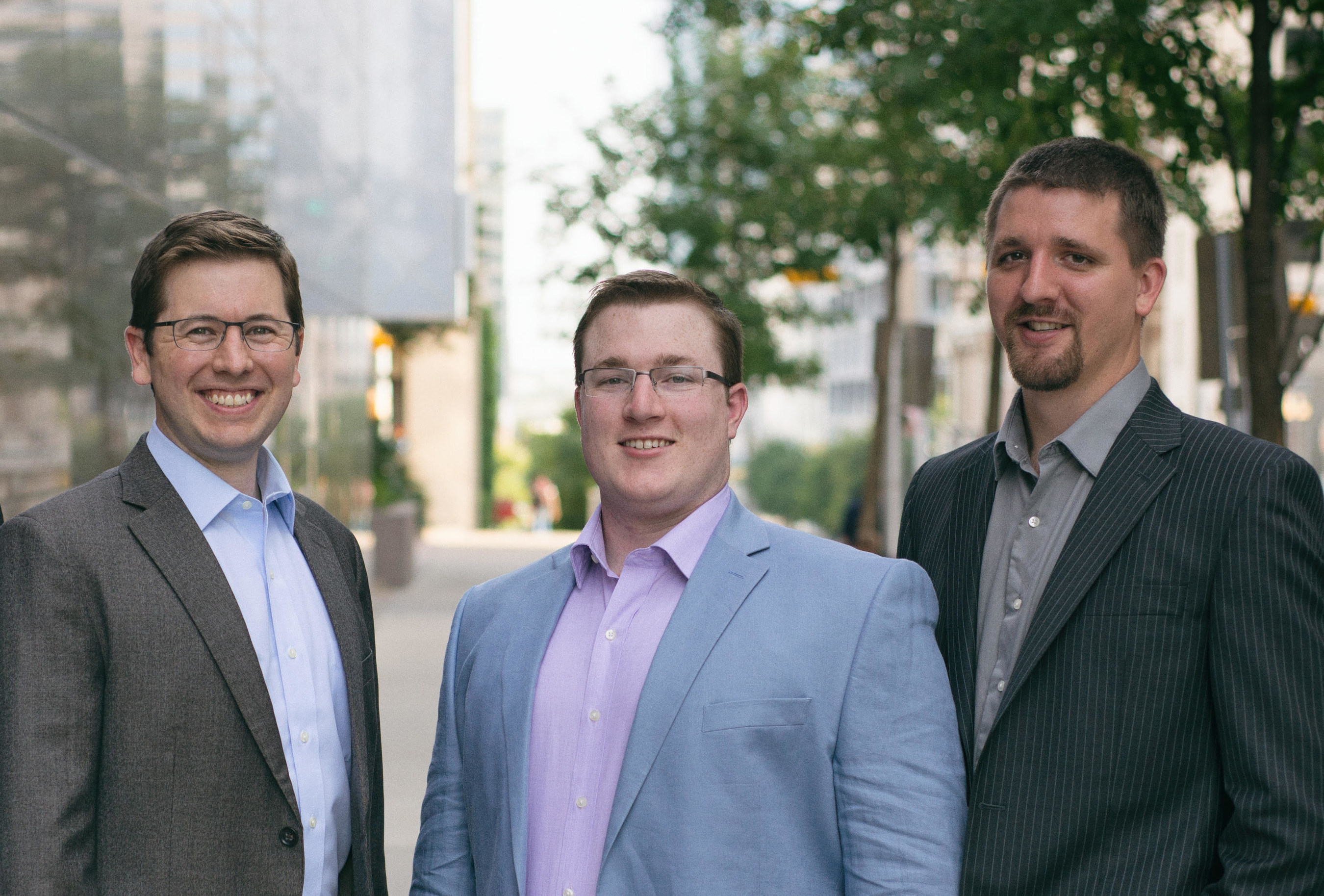 Dragos Inc, founders Jon Lavender, Robert M. Lee, and Justin Cavinee (left to right).