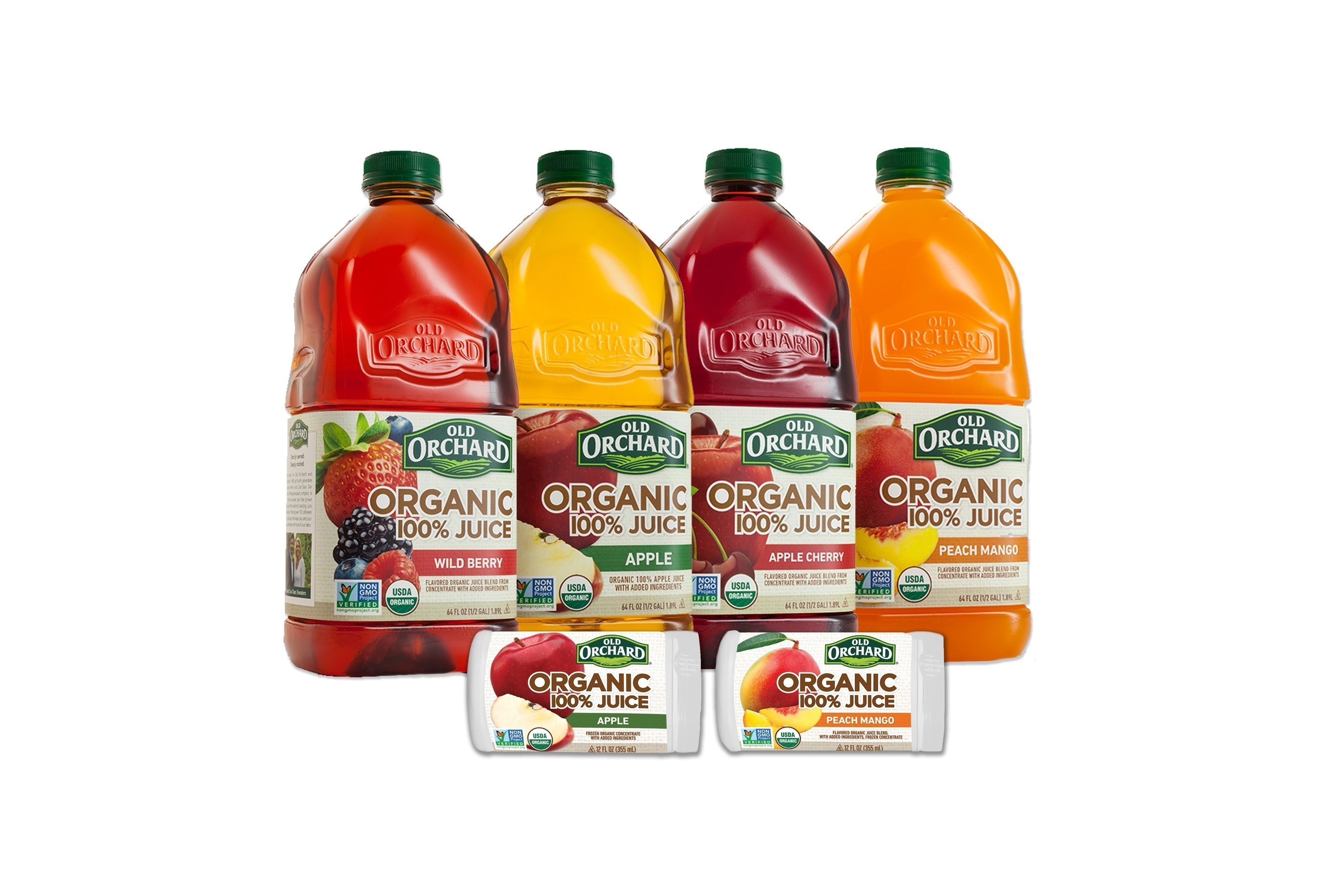 Old Orchard Brands(R) raises the stakes in affordable, quality fruit juice with new line of organic, Non-GMO 100% juice blends
