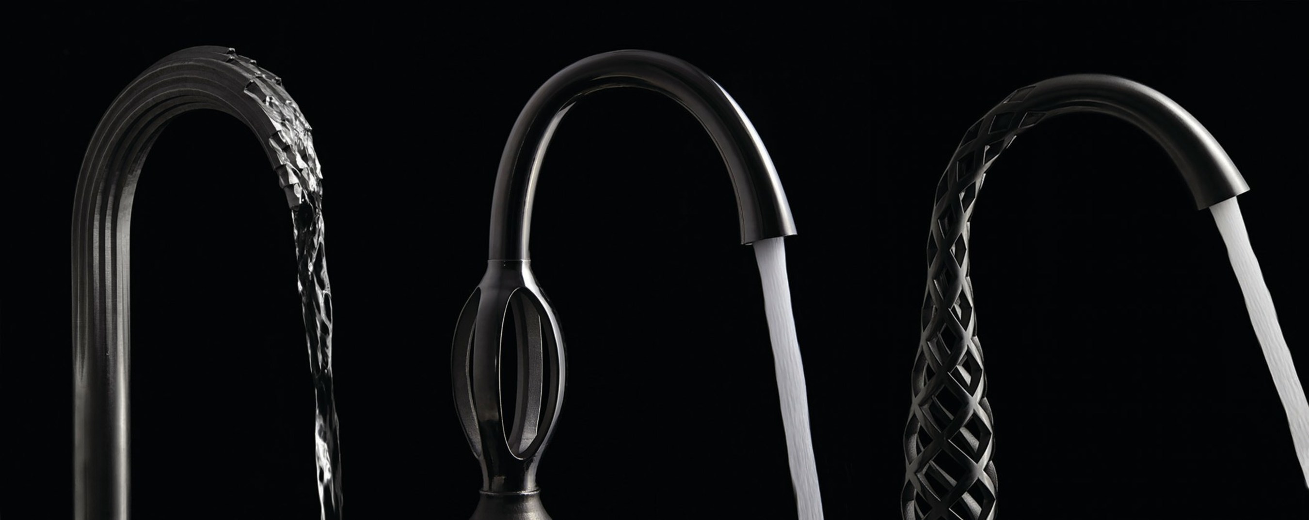 The DXV Shadowbrook, Trope and Vibrato bathroom sink faucets are the first commercially-available residential faucets created with additive manufacturing, better known as 3D printing, representing a breathtaking revolution in faucet design and engineering. This groundbreaking collection of 3D printed faucets won the Silver in the recent 2016 IDSA International Design Excellence Awards.