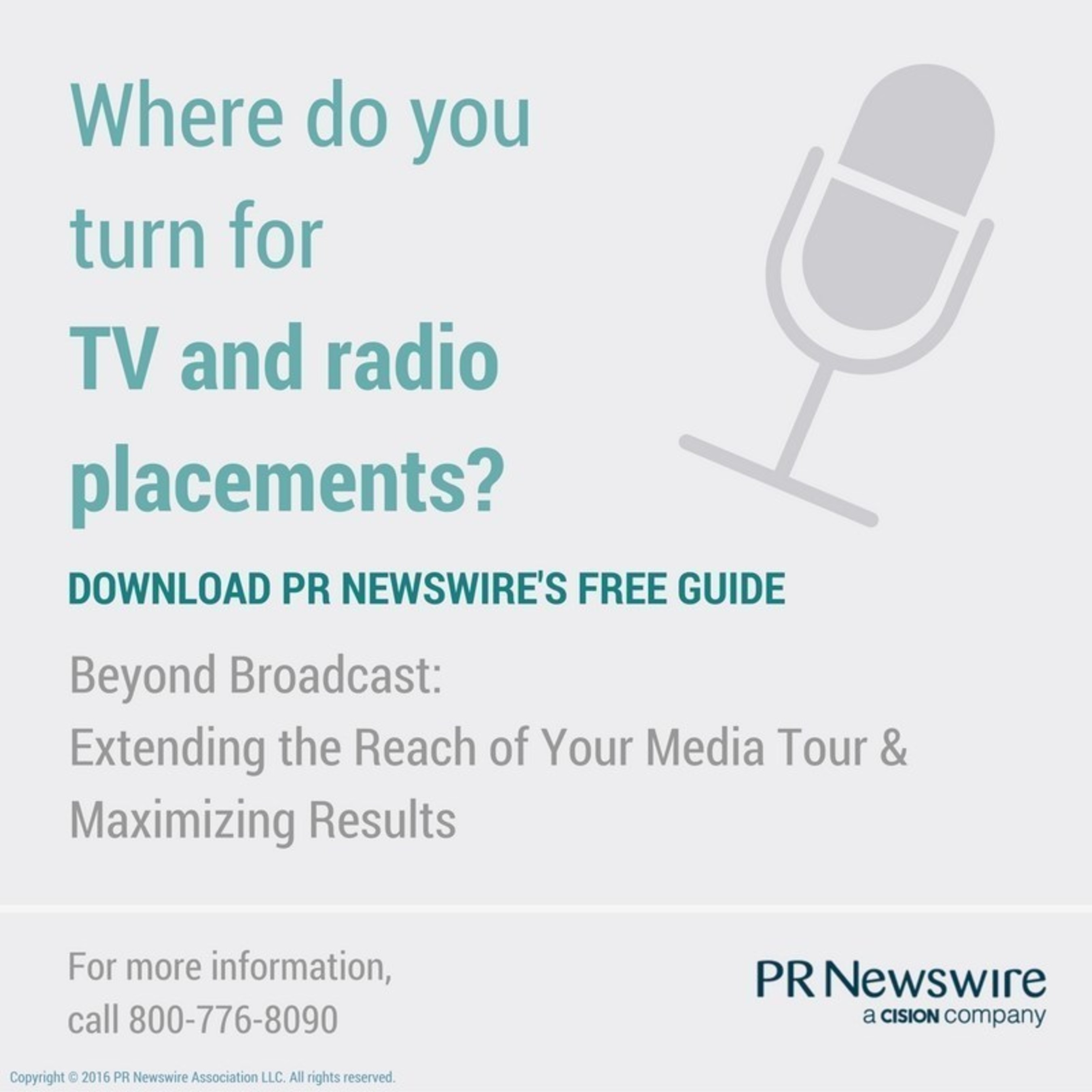 Beyond Broadcast: Extending the Reach of Your Media Tour & Maximizing Results:  http://prn.to/2bIX87d