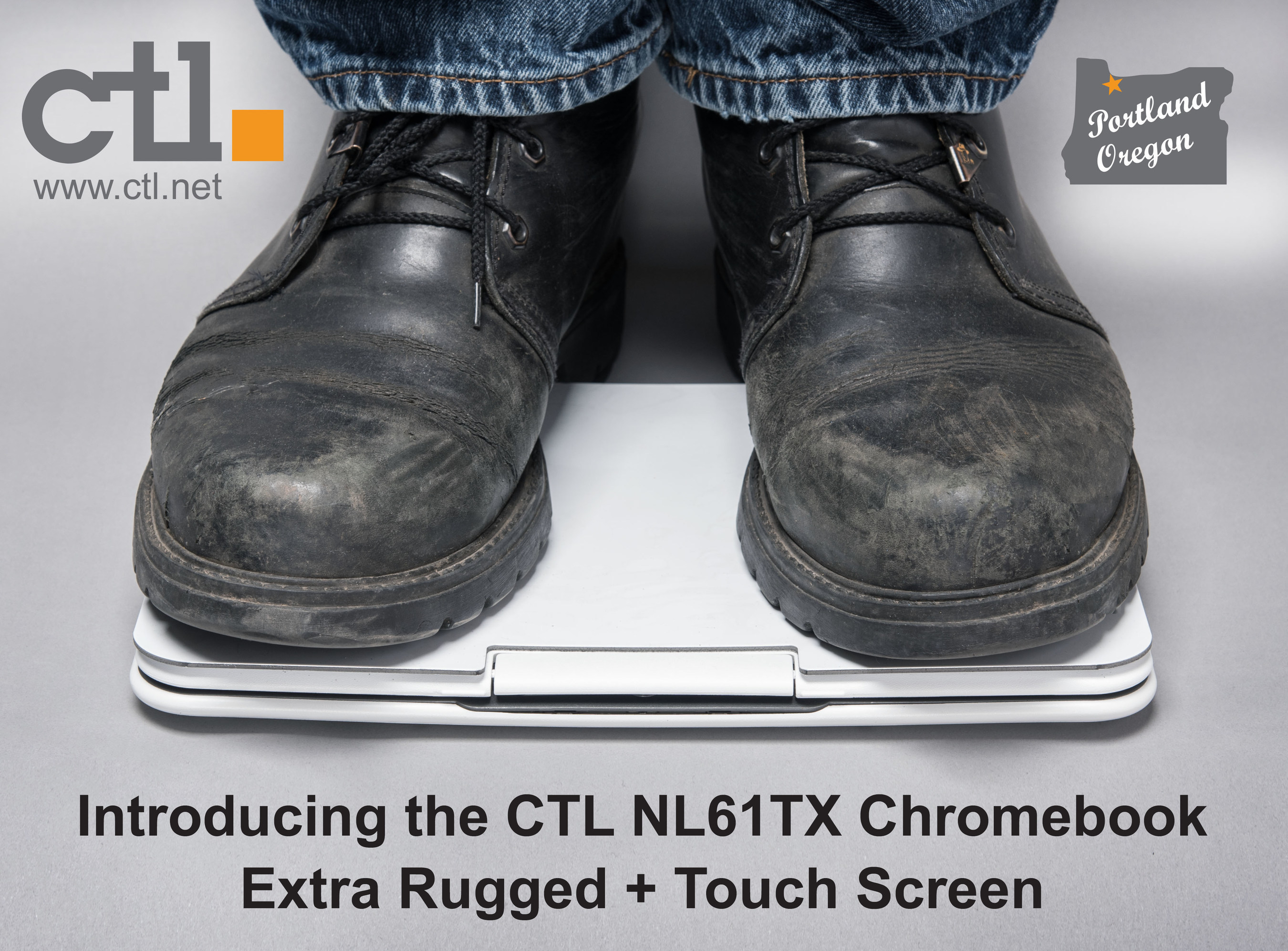 The CTL NL61TX touchscreen Chromebook for education isn't just rugged, it's eXtra rugged.