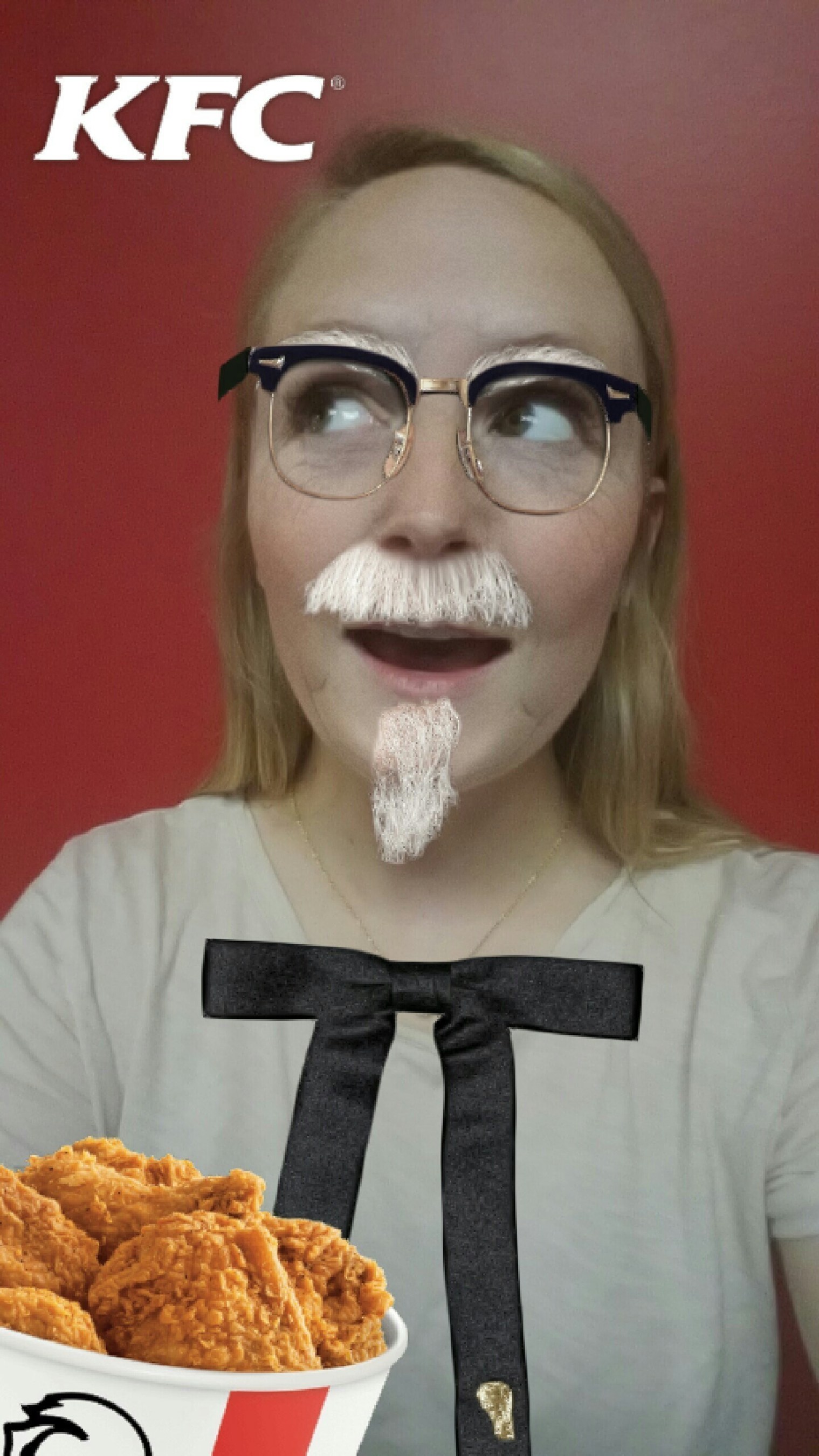 "Colonelize" yourself with the KFC Snapchat Lens