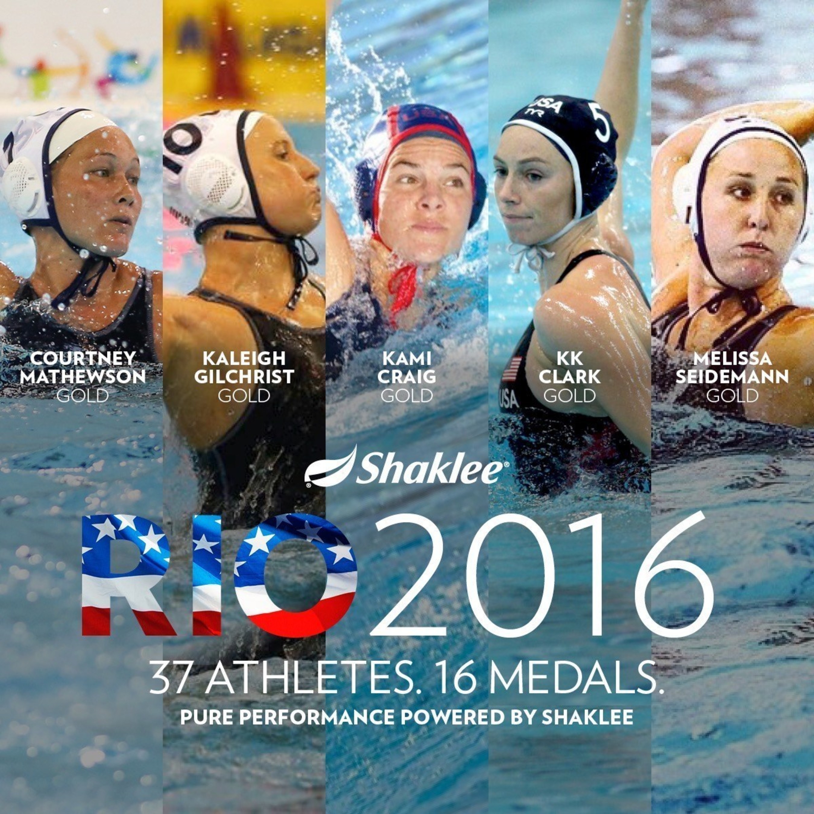 Shaklee Pure Performance Team athletes win 16 medals in Rio.