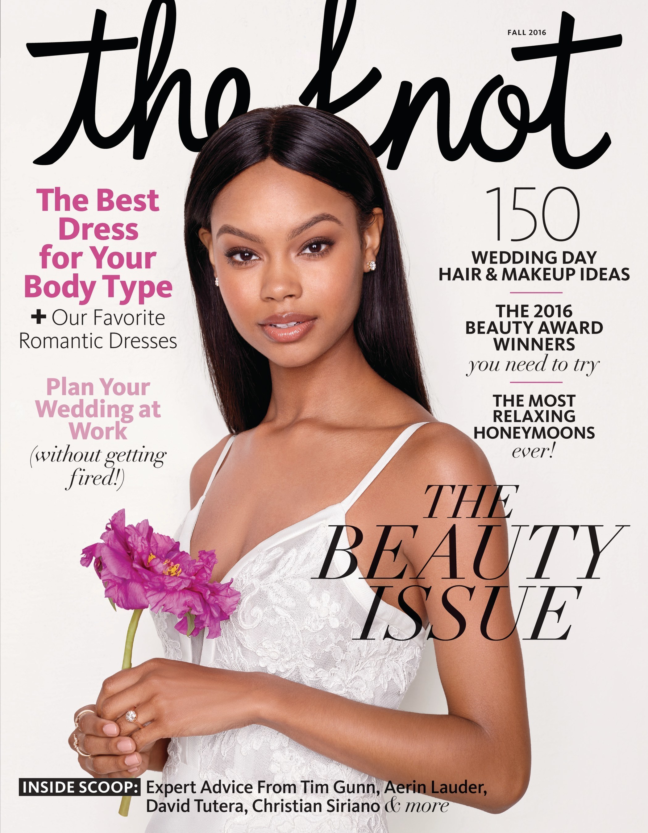 The Knot Beauty Issue, on newsstands August 29, features 50 award-winning beauty products hand-picked by The Knot editors and readers.