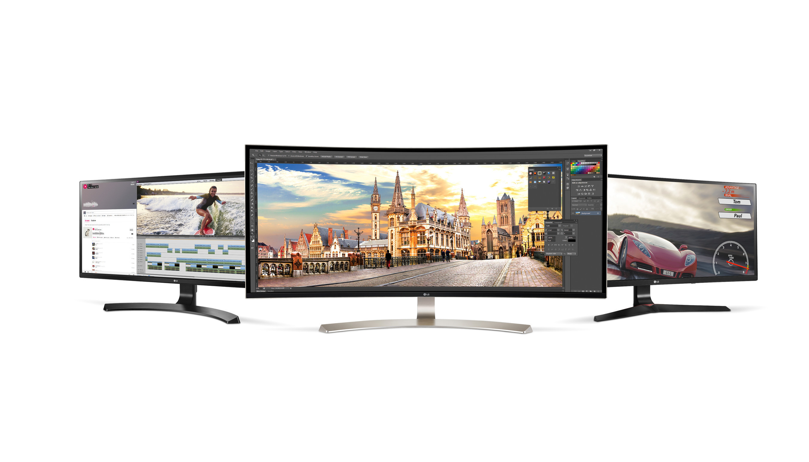 LG Electronics today announced three new 21:9 UltraWide monitors.