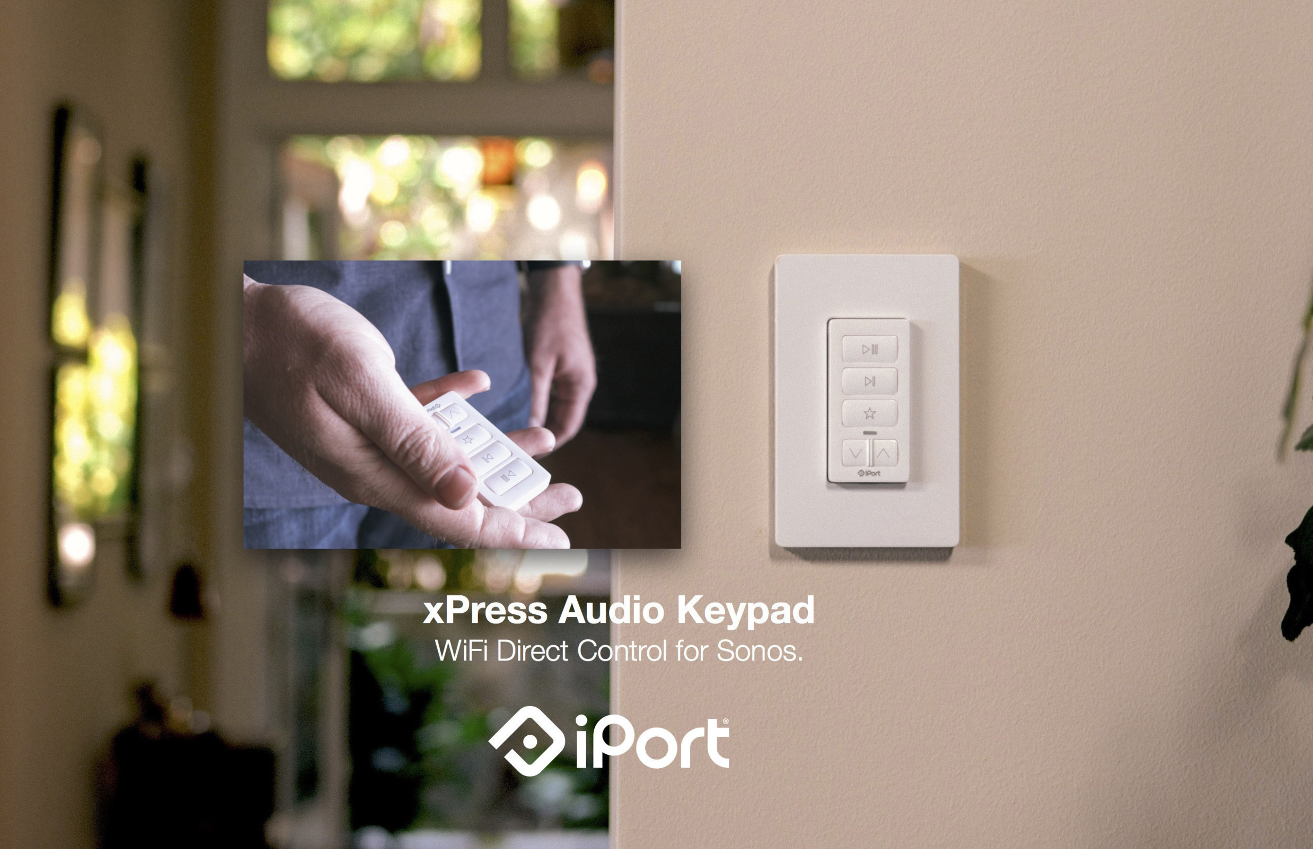 iPort(R) Announces The xPRESS(TM) Audio Keypad for Sonos(R): Direct WiFi Control for Any Sonos Device.