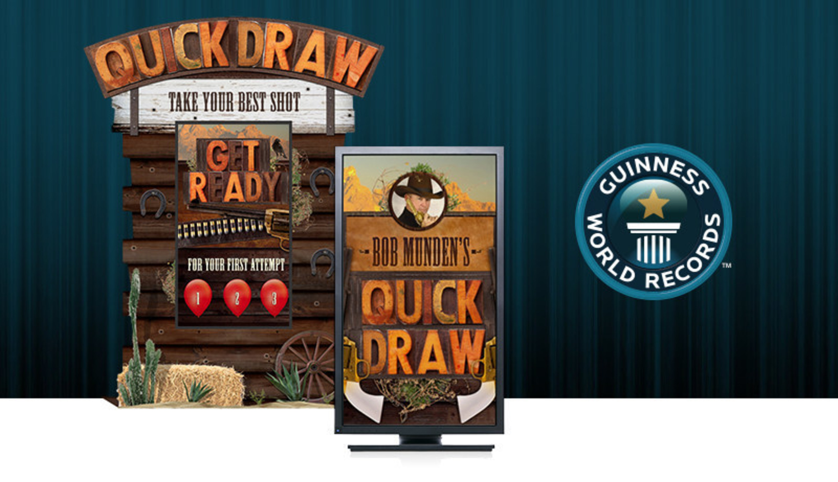 QUICKDRAW, one of the new experiential interactive media prototypes created by GoConvergence for Guinness World Records Attractions.