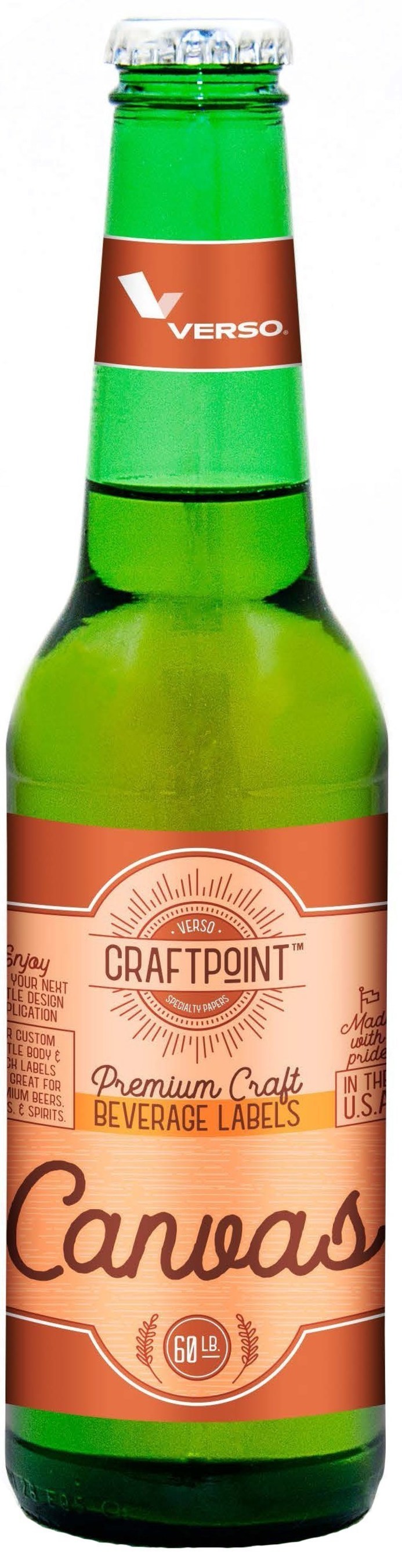Verso introduces CraftPoint(TM), a family of premium pressure-sensitive and cut-and-stack beverage label papers designed to make craft beers, spirits and wines stand out on the shelf or in the cooler.