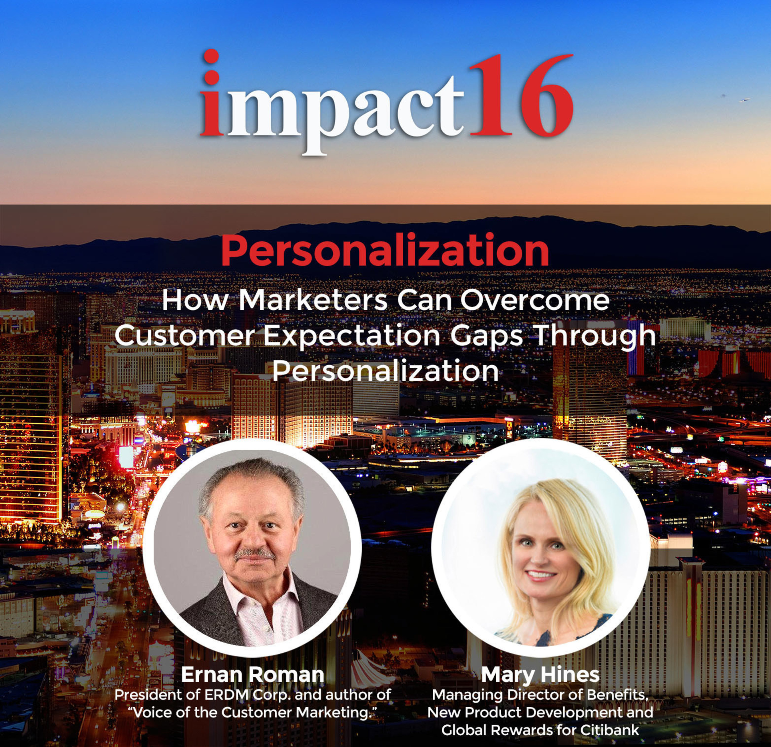 IMPACT16 to Feature Presentation on How Marketers Can Overcome Customer Expectation Gaps Through Personalization