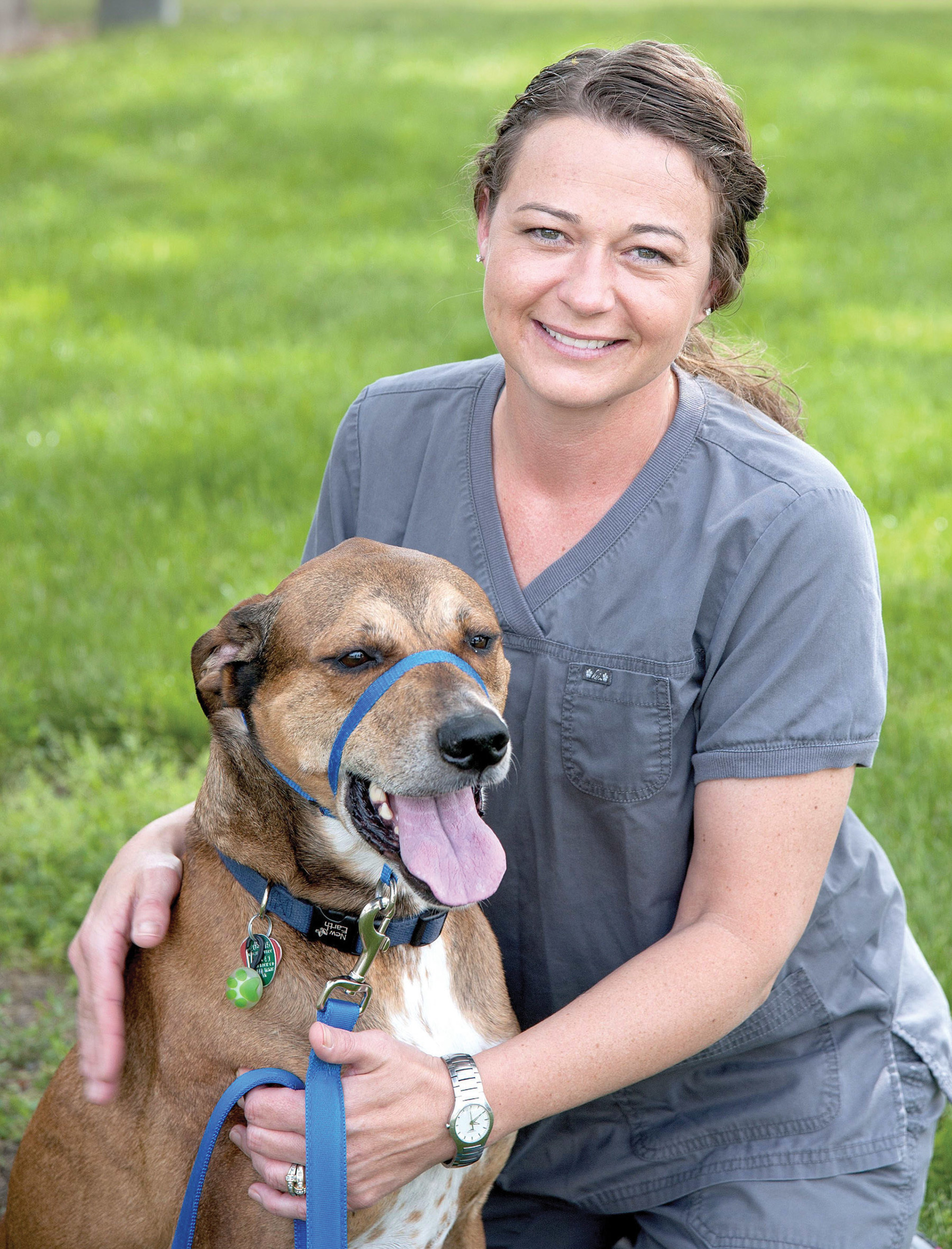 Kim Knap of Urbana, Illinois was named the American Humane Hero Veterinary Technician for 2016.