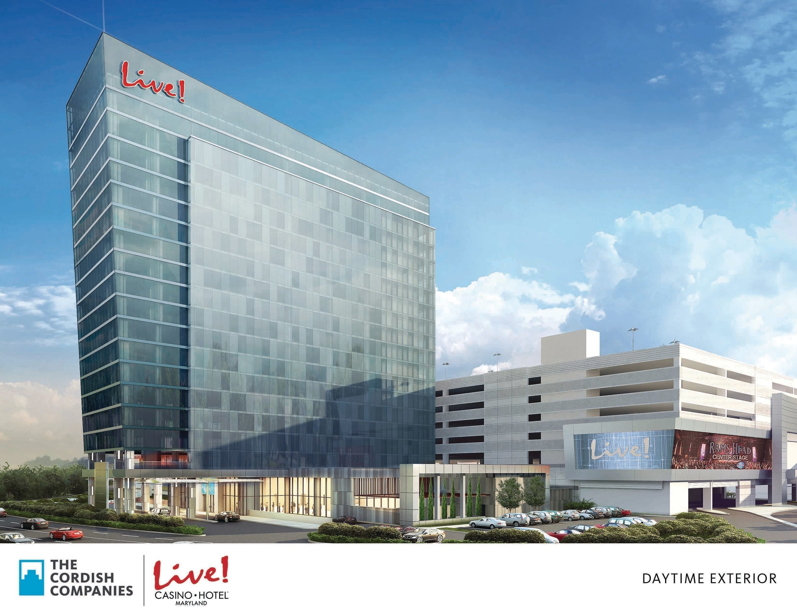 The Cordish Companies today broke ground on the new $200 million flagship Live! Hotel at Maryland Live! Casino, in Hanover, MD. The 350,000- square- foot property features a 17-story hotel tower, making it the tallest building in Anne Arundel County, with 310 guest rooms, an event center, meeting spaces, new dining options, and a day spa/salon. It is the first hotel in the country to carry the Live! brand. Projected completion in early 2018.