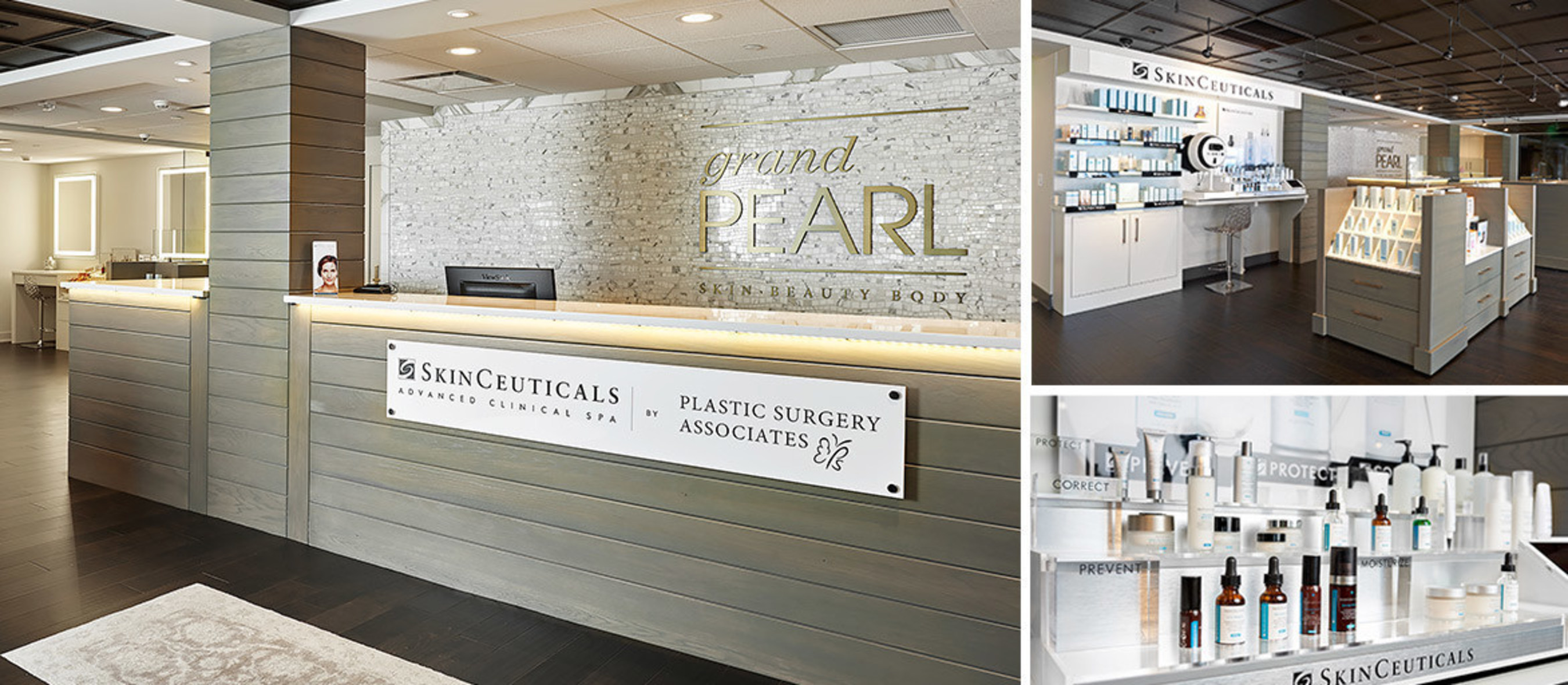 SkinCeuticals and Plastic Surgery Associates announce the opening of Grand Pearl Advanced Clinical Spa.